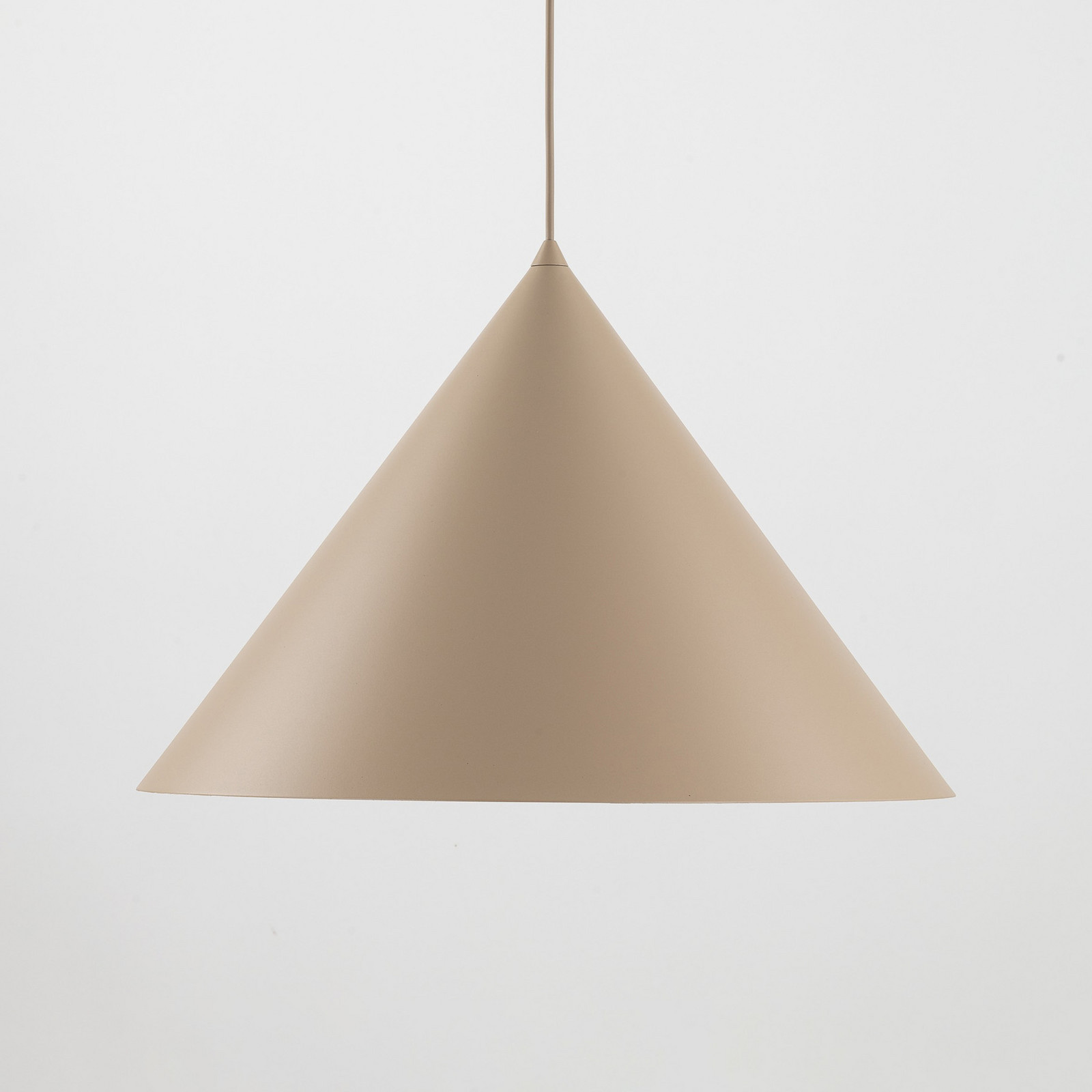 TK Lighting Lampă suspendată Cono 1 bec Ø 50 cm nisip E27 - Camera de zi / sufragerie - Modern - Metal