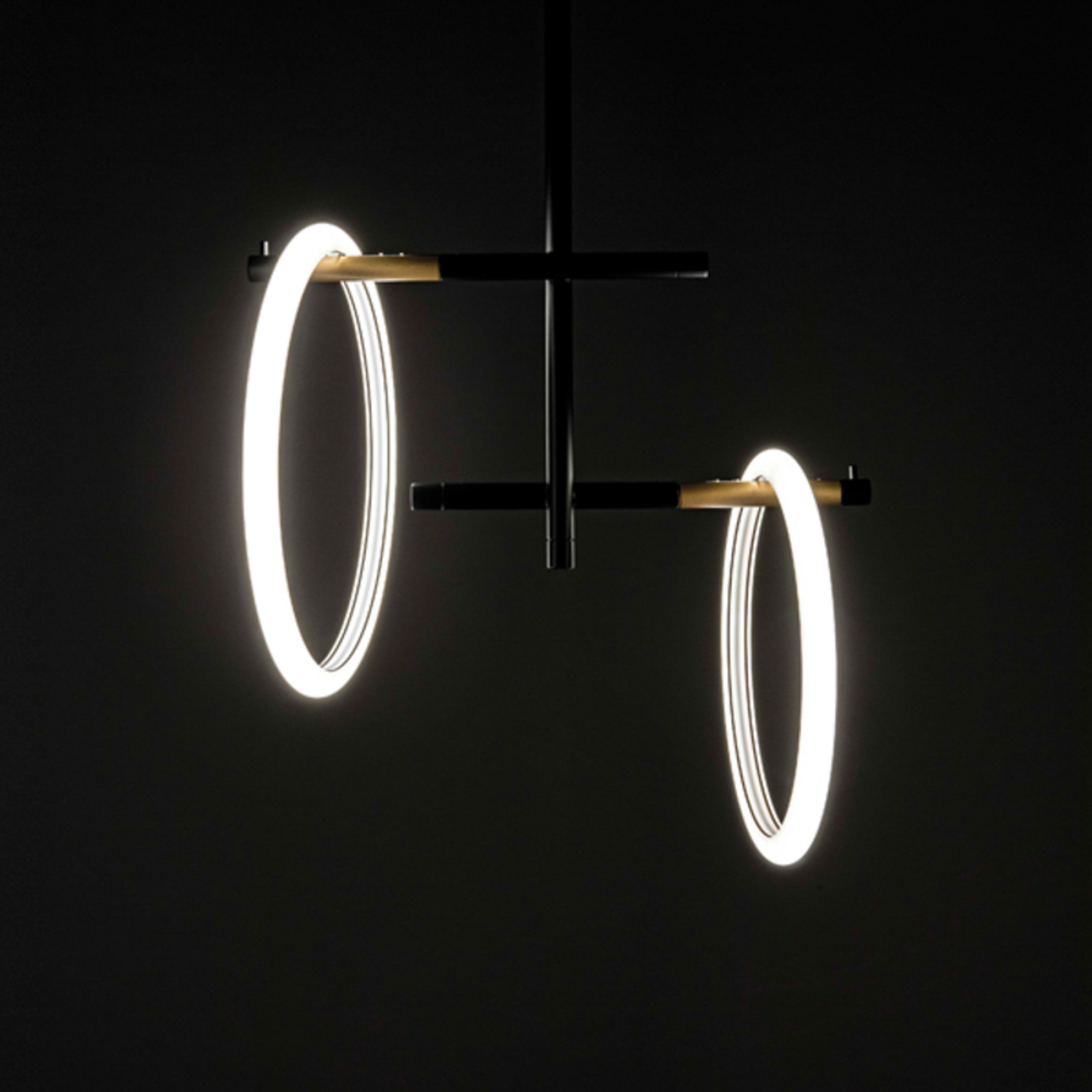 Ulaop LED-taklampe, to ringer