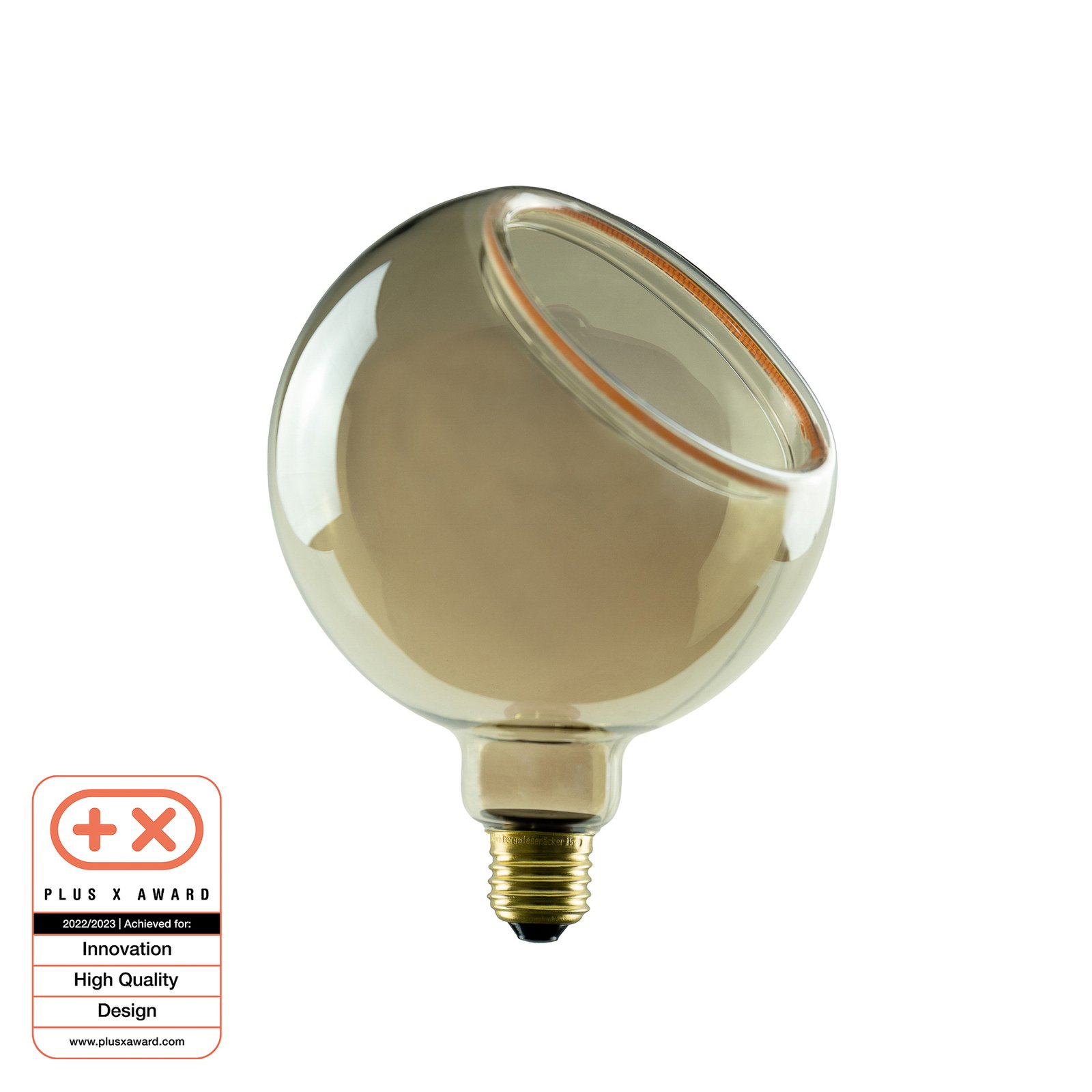 SEGULA LED floating globe G150 E27 6W smokey 45°