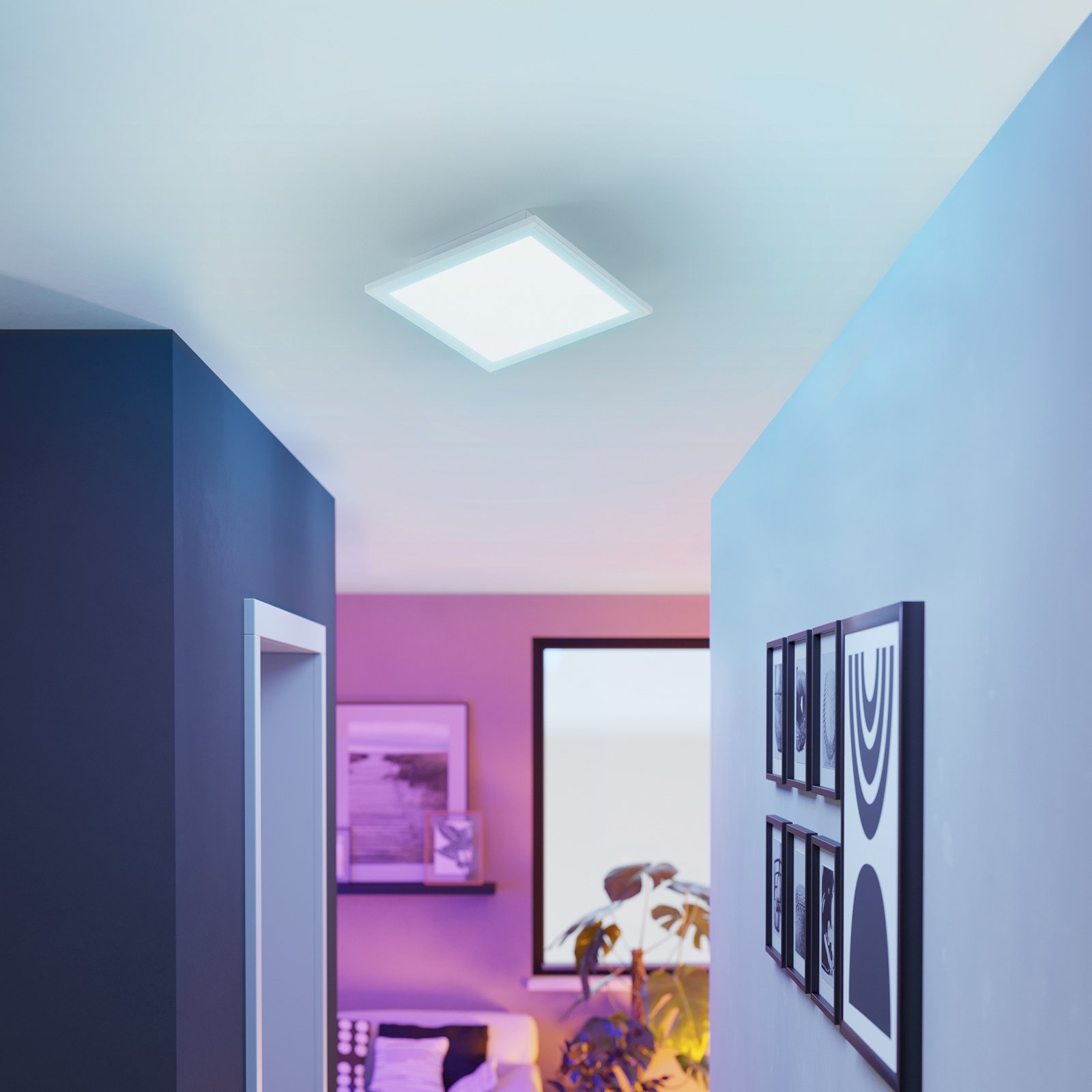 EGLO connect CCT ceiling lamp 30x30cm white