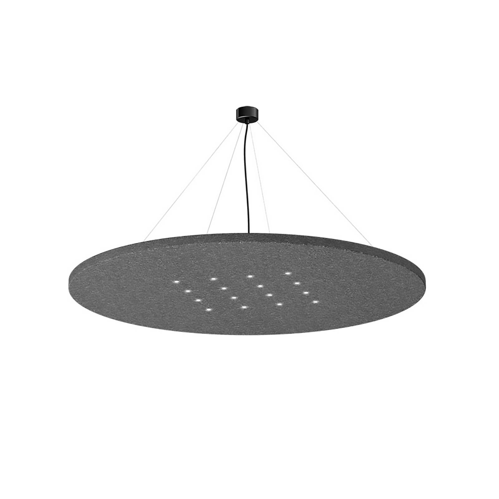 Image of LEDWORKS Sono-LED Round 16 suspendu 930 38° gris 