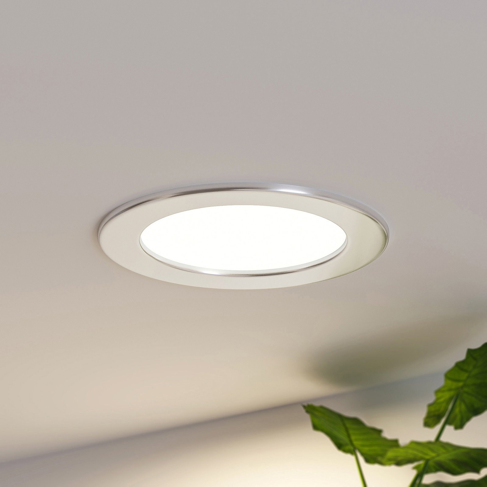 Prios Cadance LED bodové světlo stříbrná 17cm 3ks