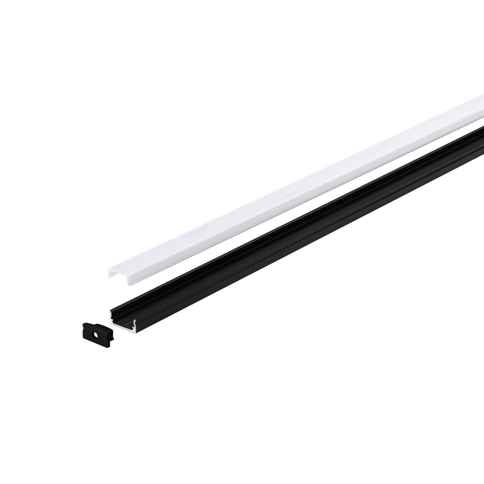 Paulmann Base aluminiumprofil med diffusor, 200 cm