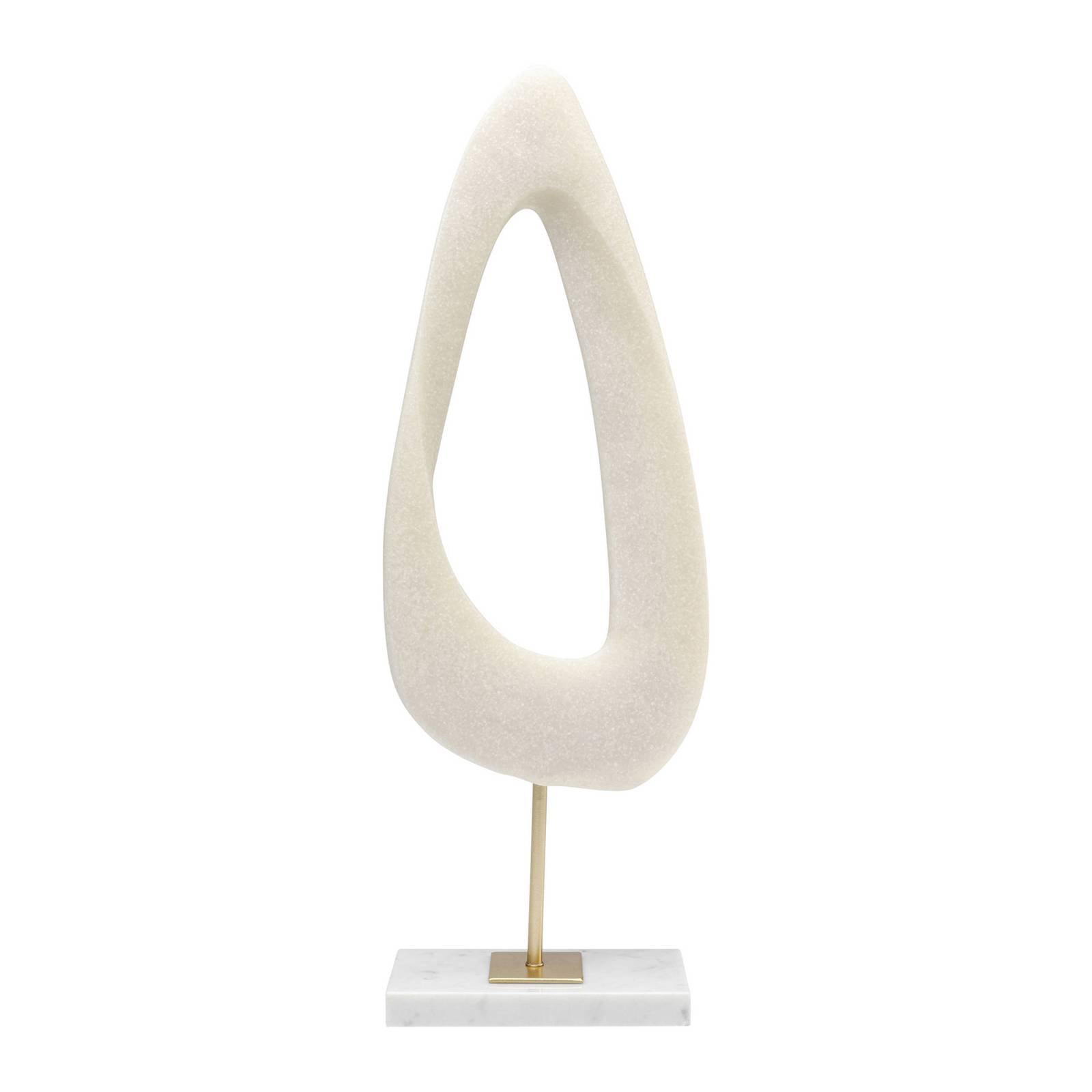 KARE Deko-Objekt Soft Shape, hohe Form, weiß, Kunststein