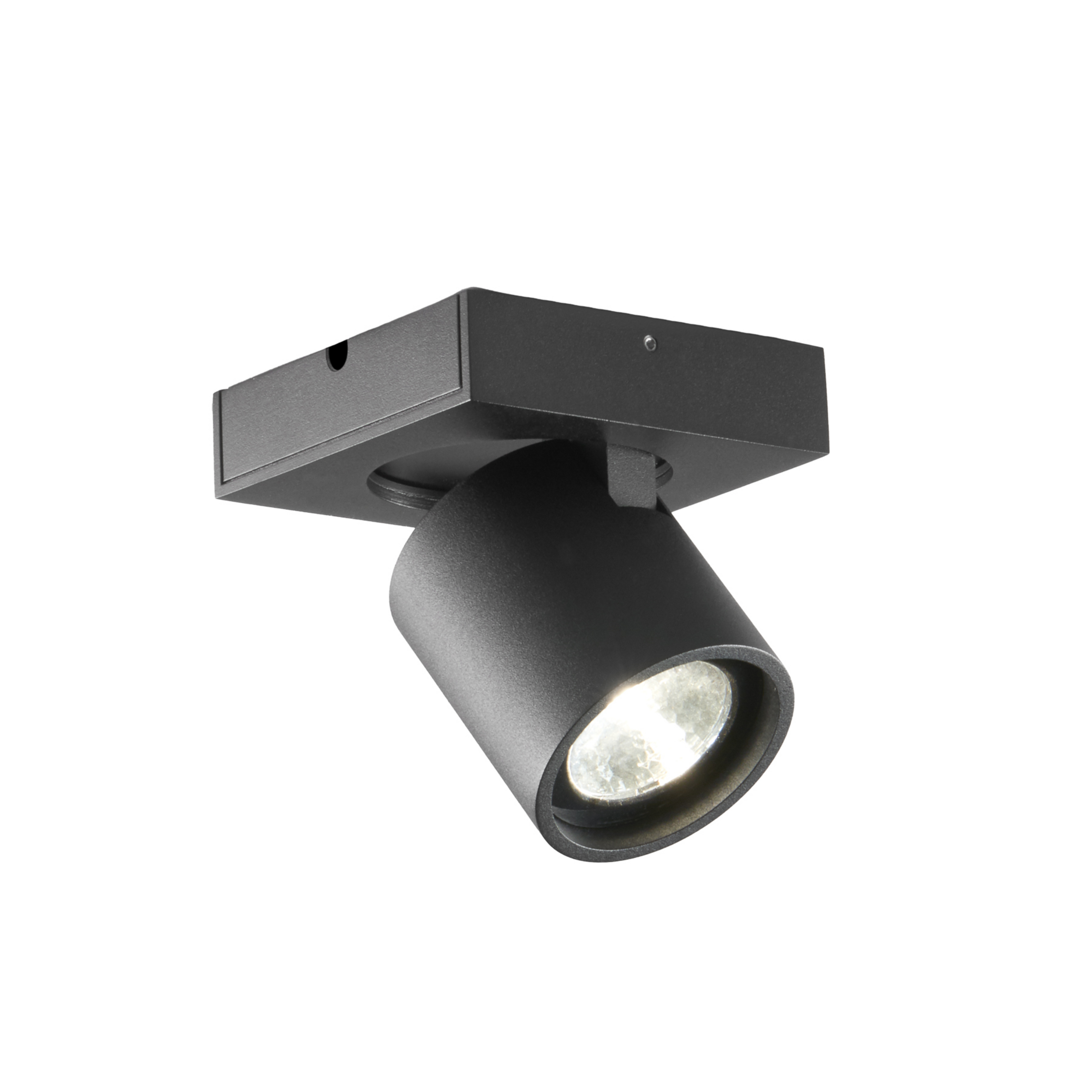 Focus 1 LED-spot, sort, 1 lyskilde CCT drejelig - Light-Point