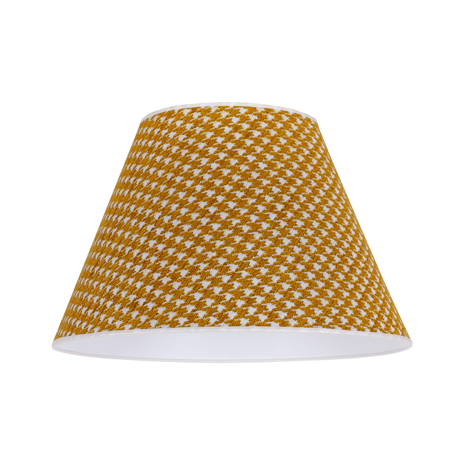Sofia lampshade 31 cm, houndstooth pattern yellow