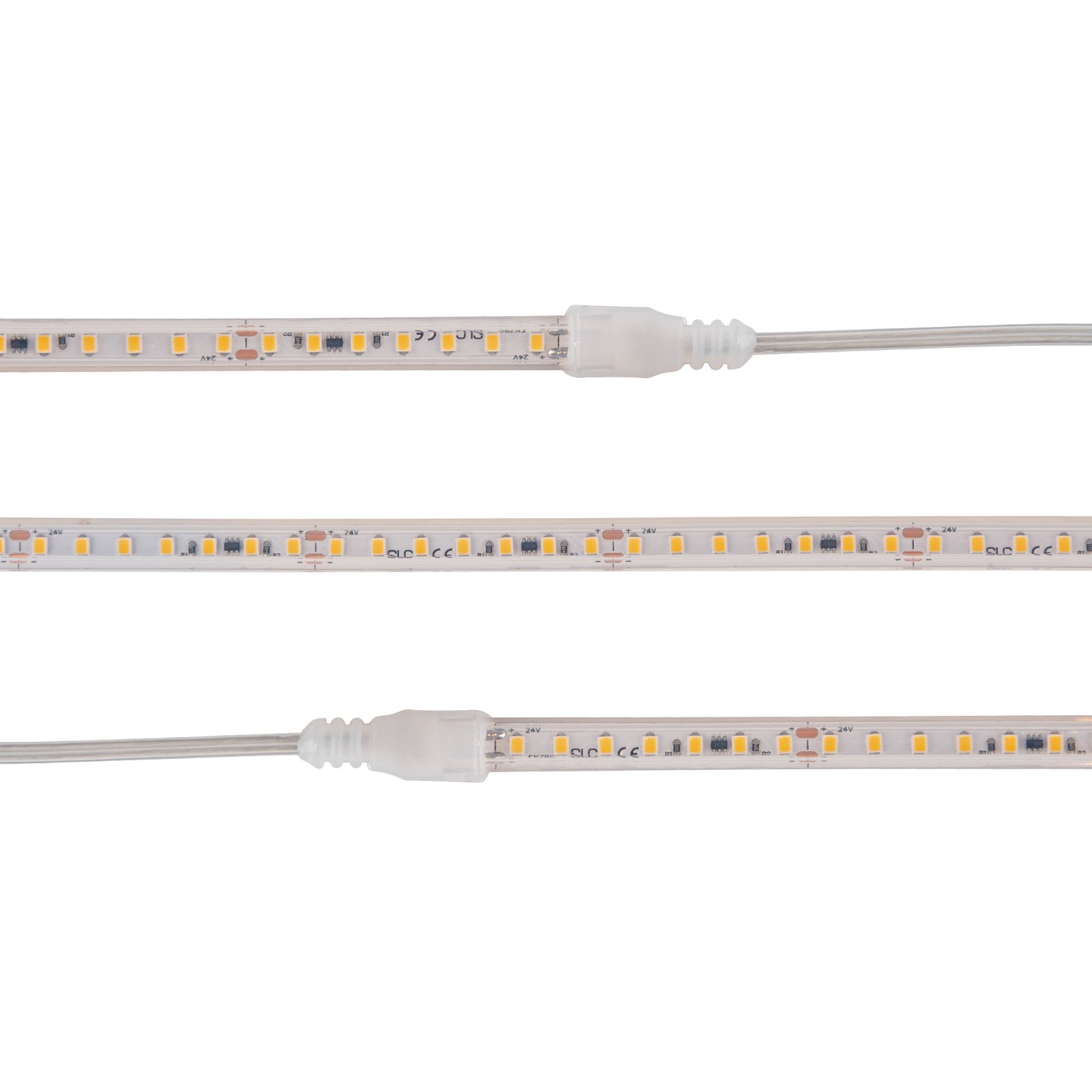 SLC LED-strip bastu upp till 105°C, 24V IP67 5m 3,000K