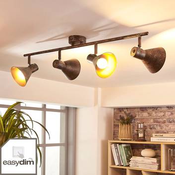 4-bulb LED ceiling light Zera, Easydim