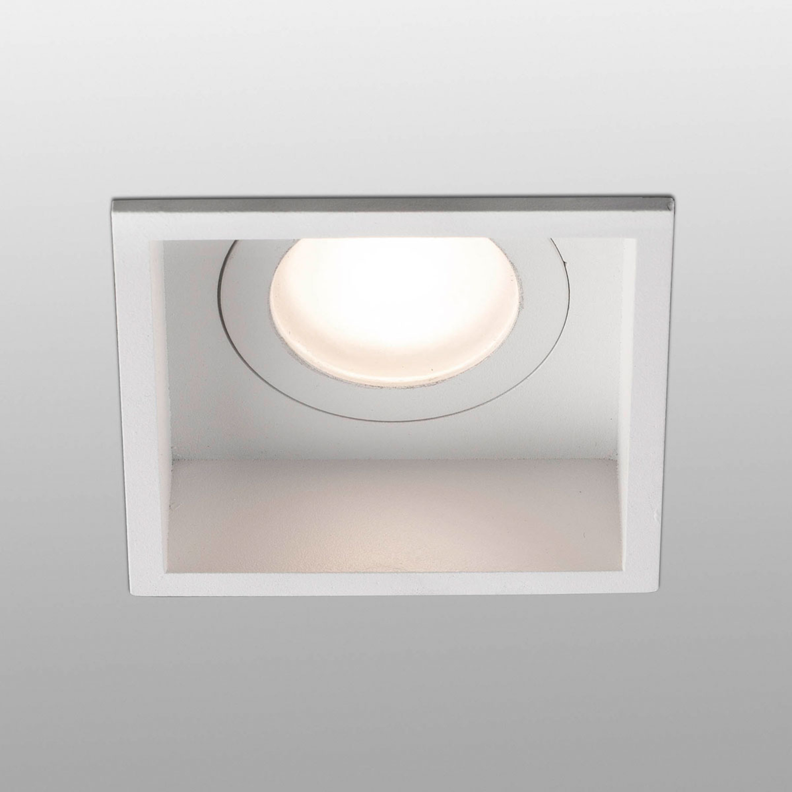 Hyde downlight 1-bulb frame angular IP44 white
