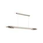 Lampada LED a sospensione ORG, lunghezza 200 cm, color nichel - DCW