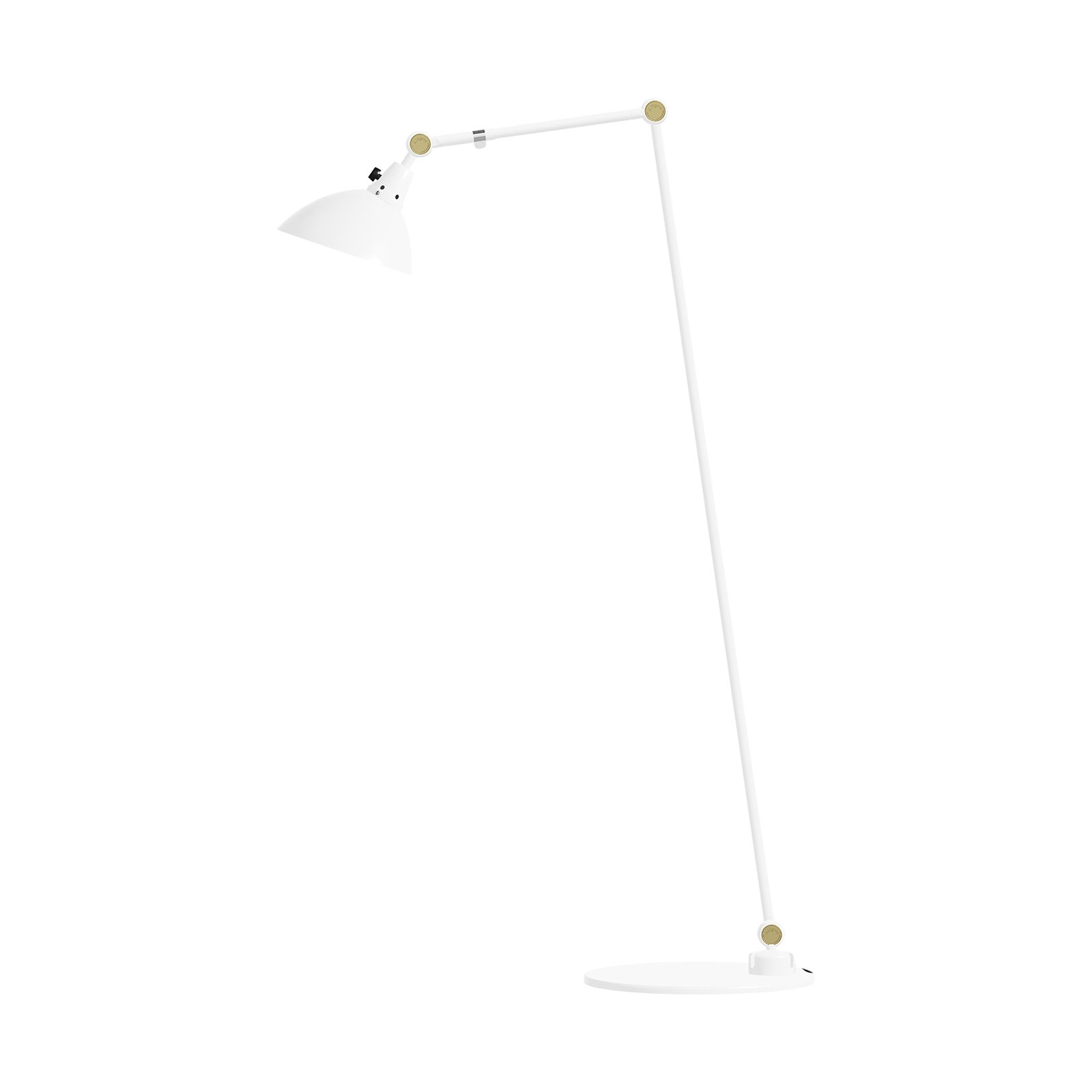 midgard modular TYP 556 lámpara de pie blanca 140 cm