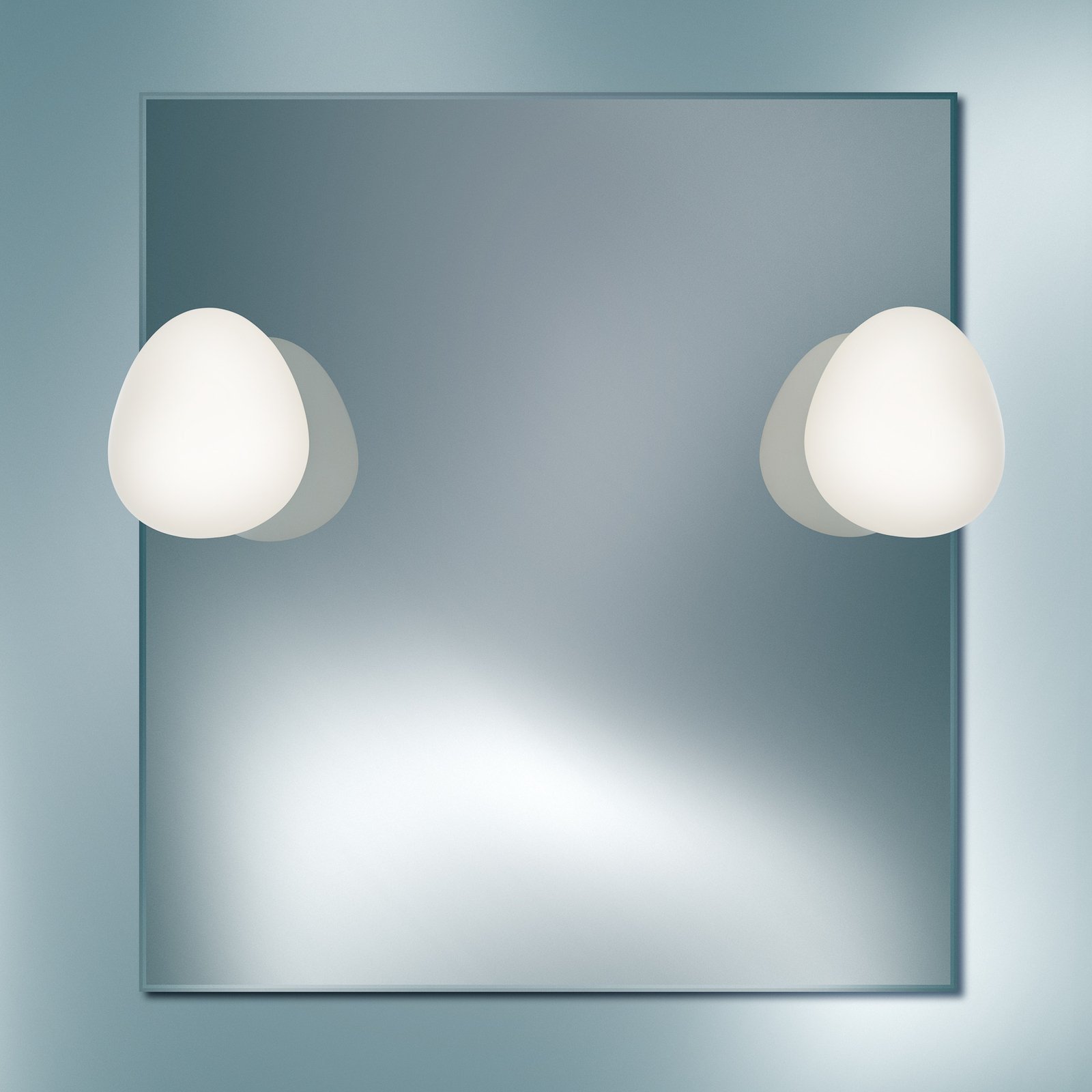 Gregg Piccola Applique Murale IP44 Mirror Blanc - Foscarini
