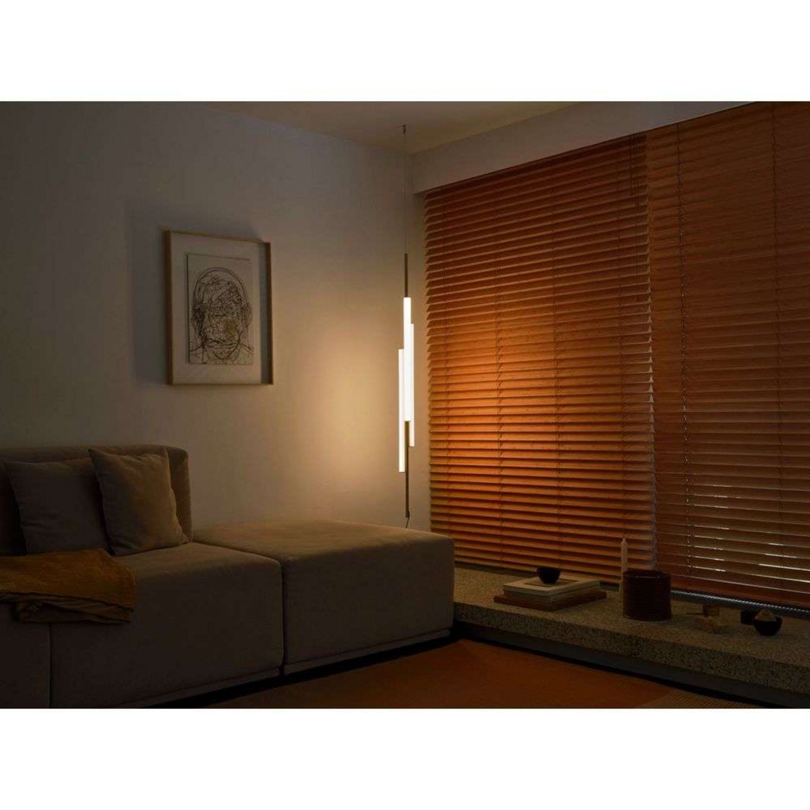 Lampa wisząca LED MARSET Ambrosia z wtyczką 2700K w kolorze złotym Lampa wisząca LED MARSET Ambrosia z wtyczką 2700K w kolorze złotym