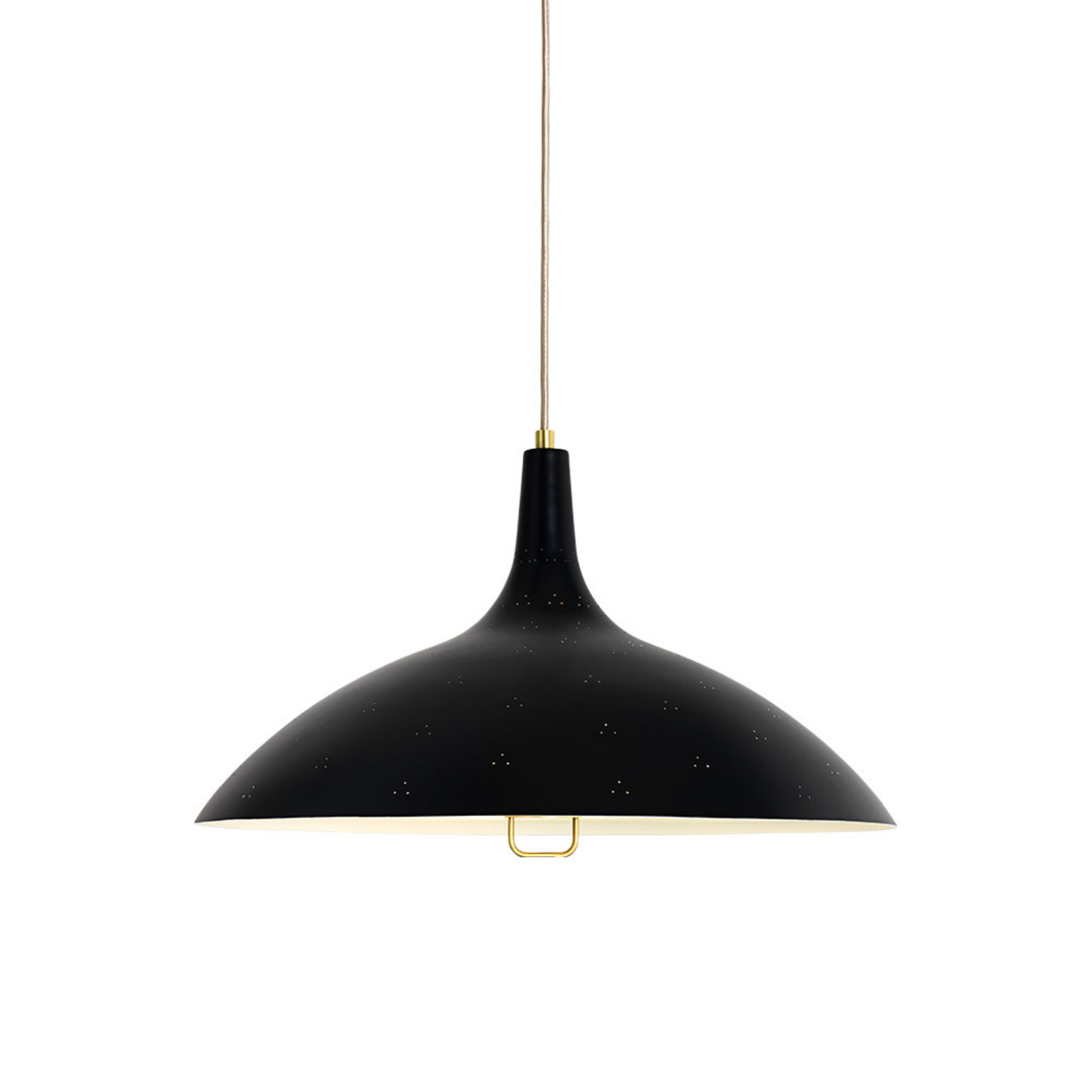 1965 Hanglamp Geelkoper/Zwart - GUBI