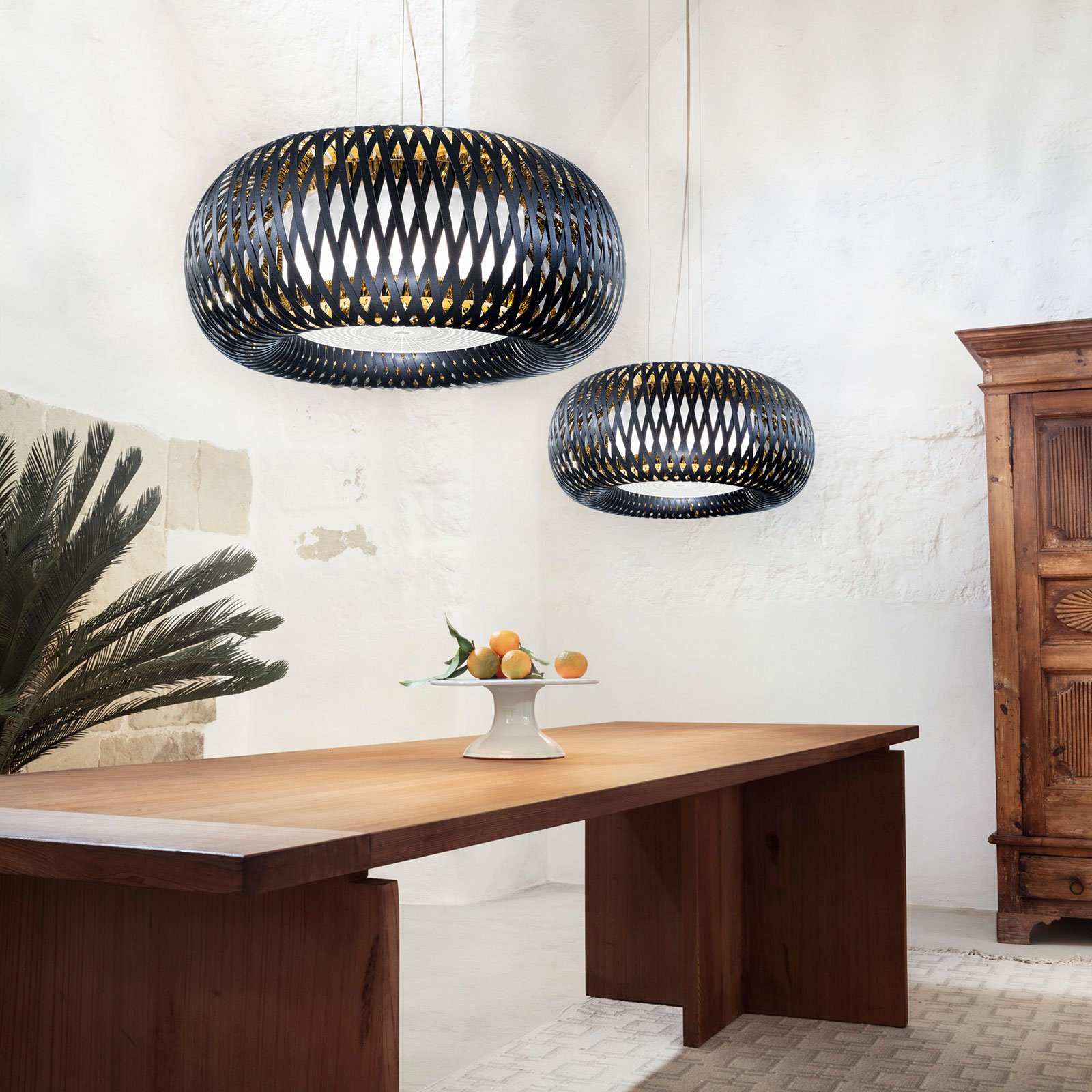 Kalatos Pendelleuchte Black/Gold - Slamp