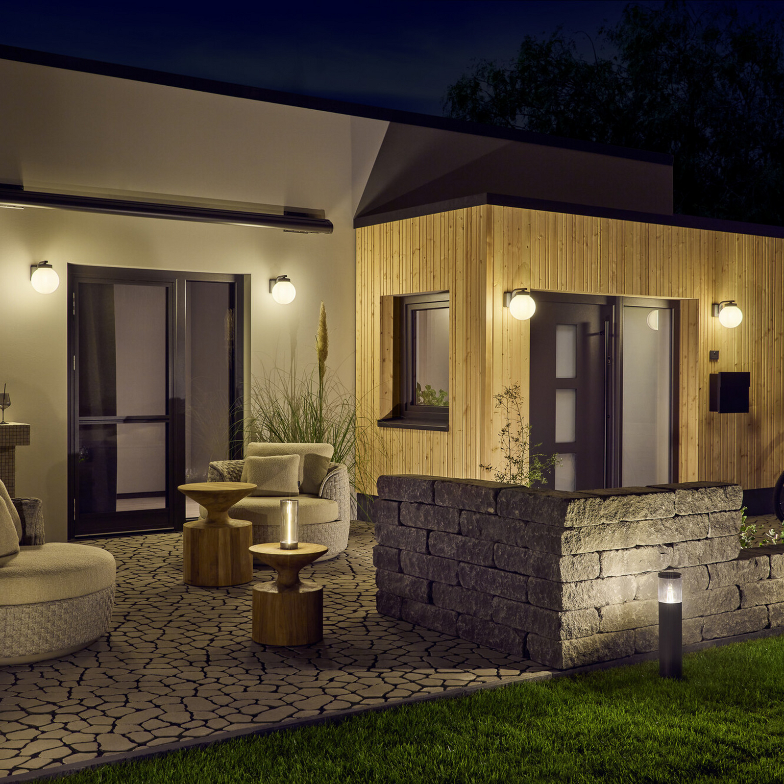 Candeeiro de parede exterior OSRAM ENDURA CLASSIC ERDA, cinza escuro, IP54 Candeeiro de parede exterior OSRAM ENDURA CLASSIC ERDA, cinza escuro, IP54