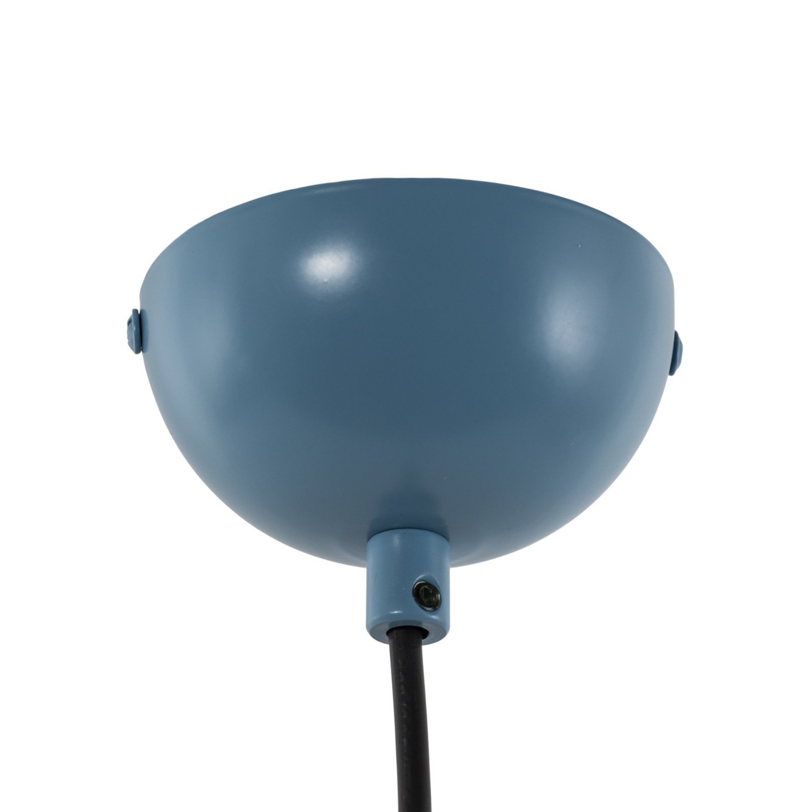 Závěsné světlo Tom, světle modré, kov, Ø 19 cm, E27