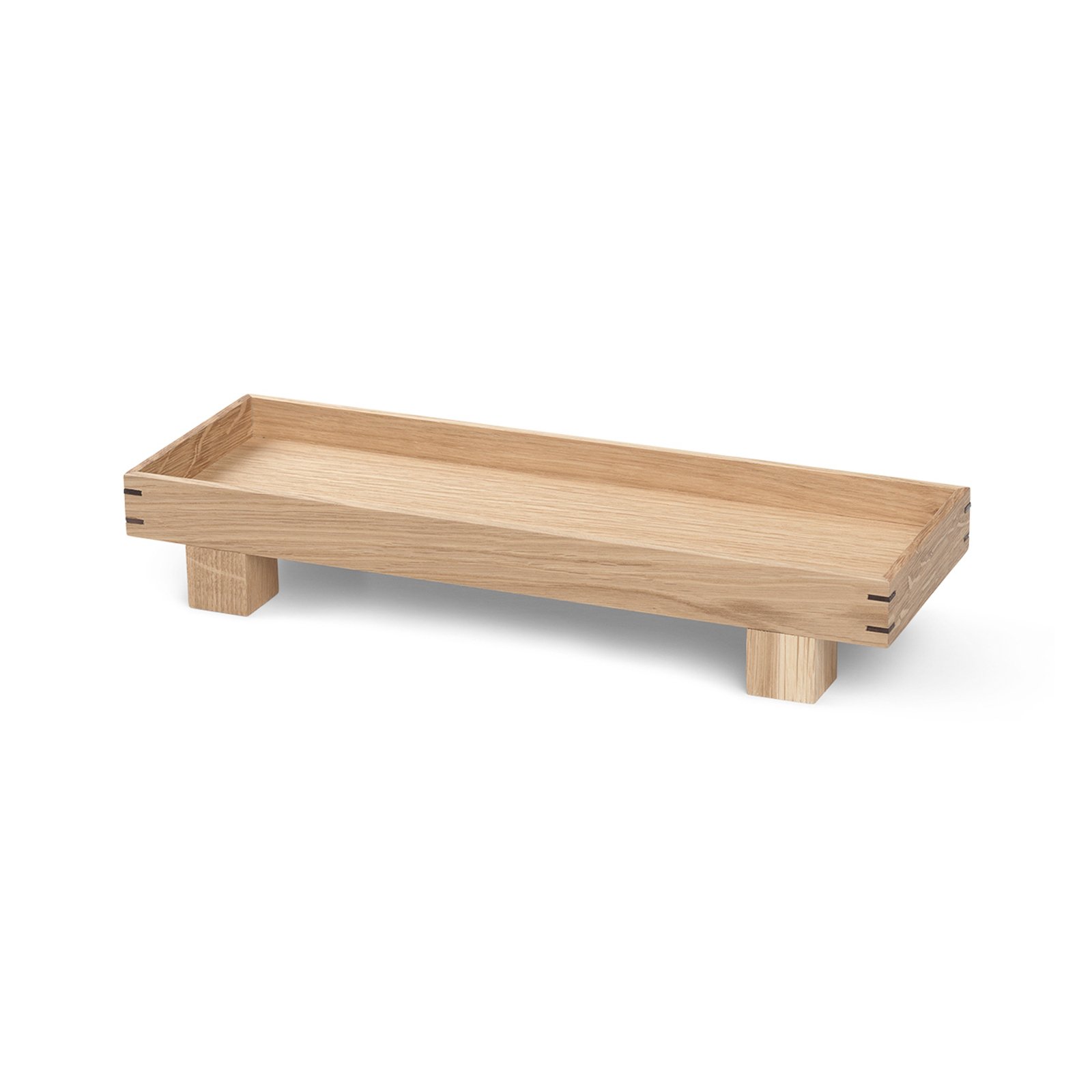 ferm LIVING Dienblad Bon X, diepte 12 cm, hoogte 6 cm, hout