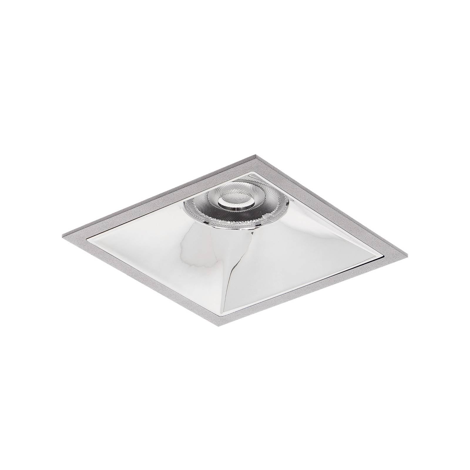 BRUMBERG Apollo Midi, Reflektor glatt, eckig, 3.500 K silber