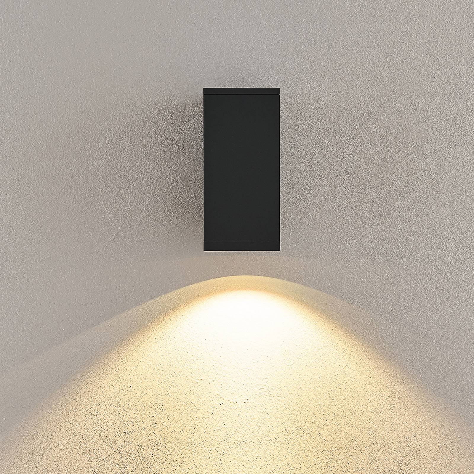 LED-Außenwandlampe ShoreLine Pro Square, dunkelgrau, 830/840 günstig online kaufen