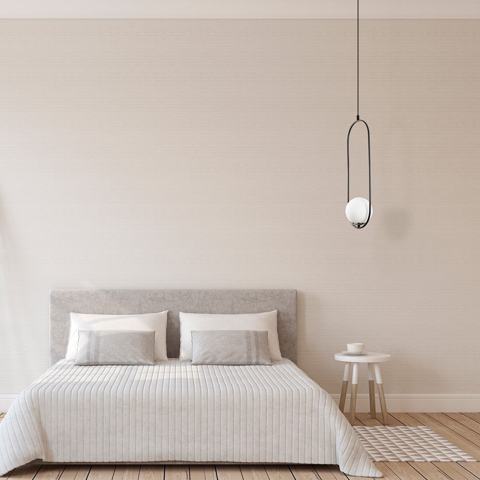 Mudoni pendant light, black/white, glass, metal, E27