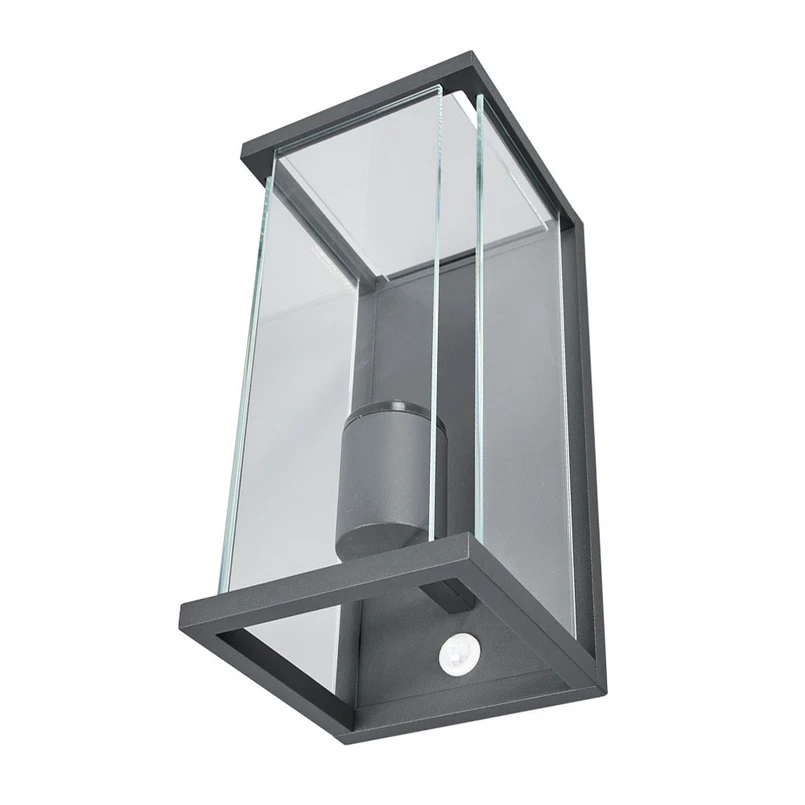 Lucande – Annalea Außen Wandleuchte IP54 w/Sensor Dark Grey