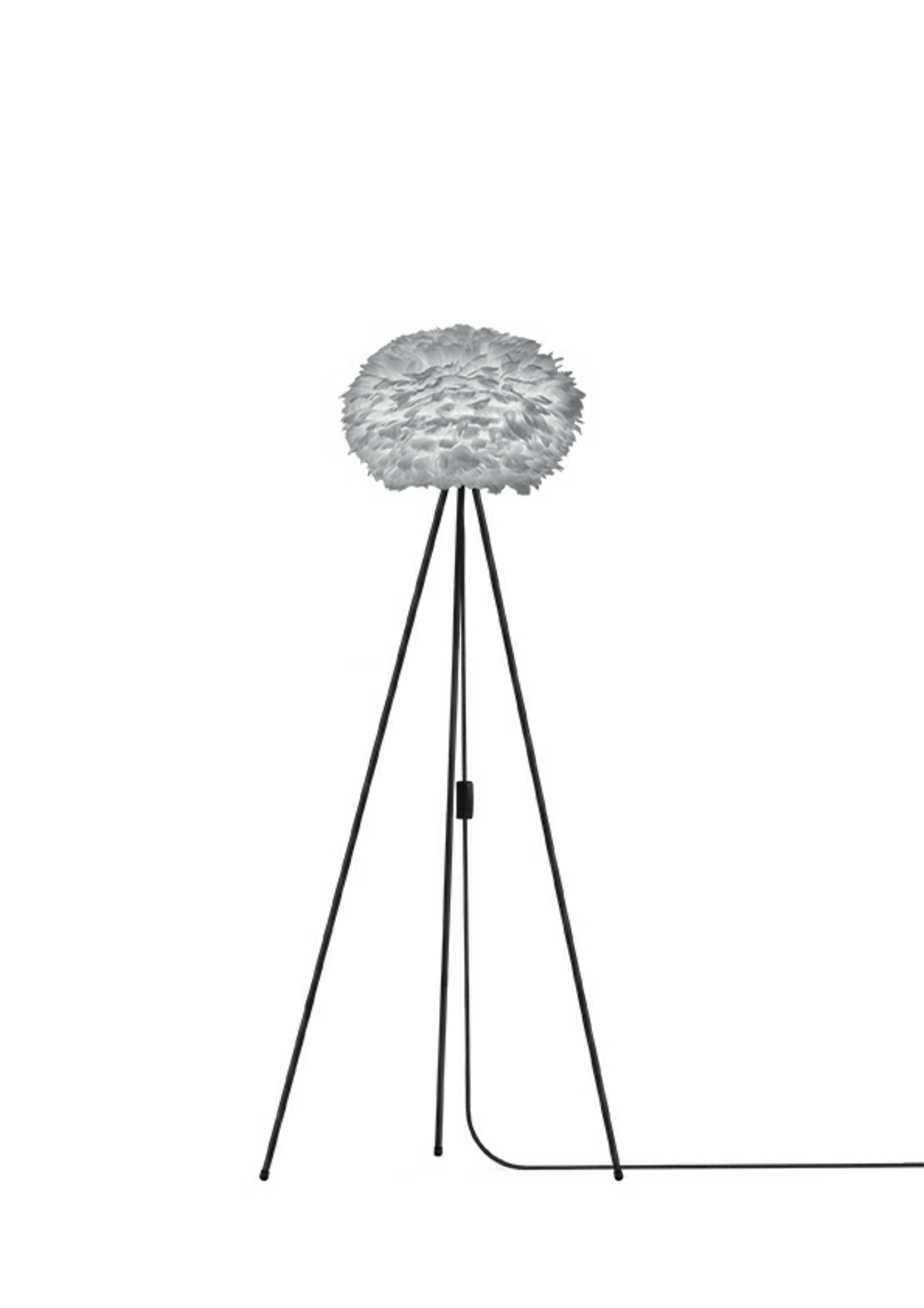 Eos Lampadaire Medium Gris/Noir - UMAGE