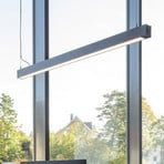 SLC LED-Deckenleuchte Click für Länge 140 cm, schwarz, CCT