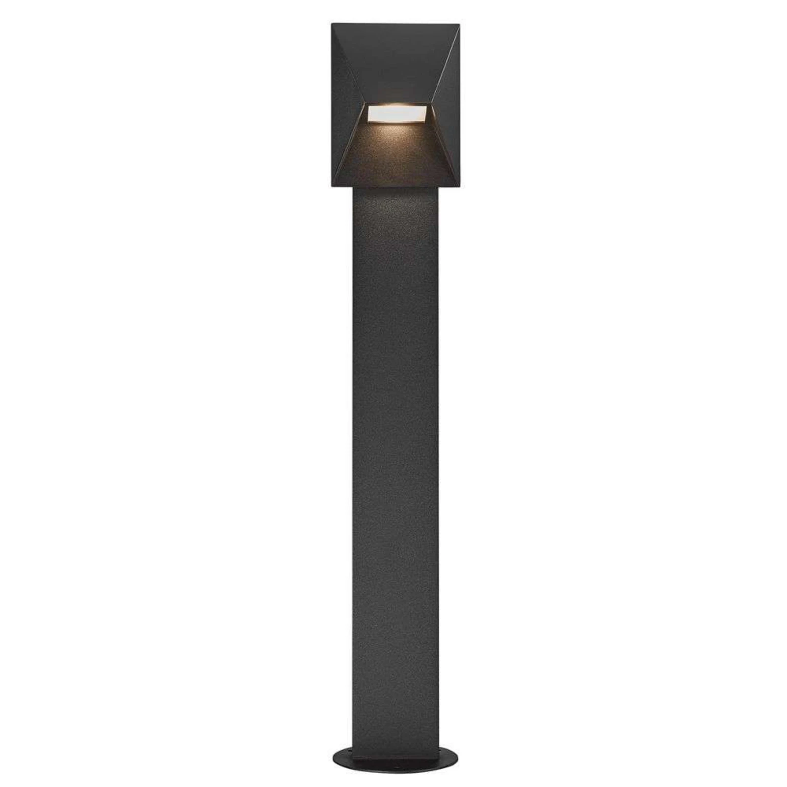 Borne lumineuse Pontio Garden hauteur 85 cm, noir