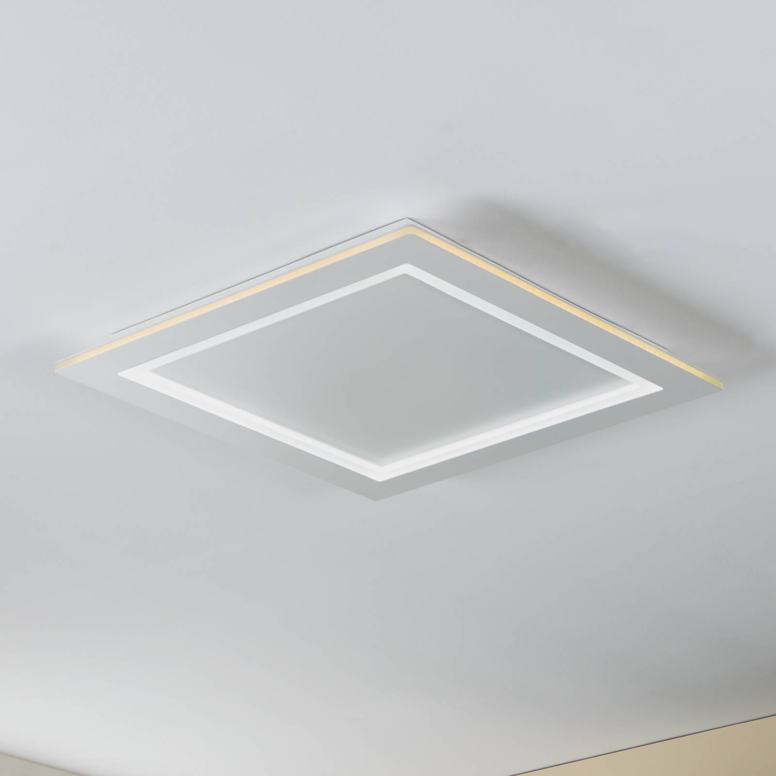 EGLO connect Plafonnier LED Padrogiano-Z 1 lampe, 60 x 60 cm