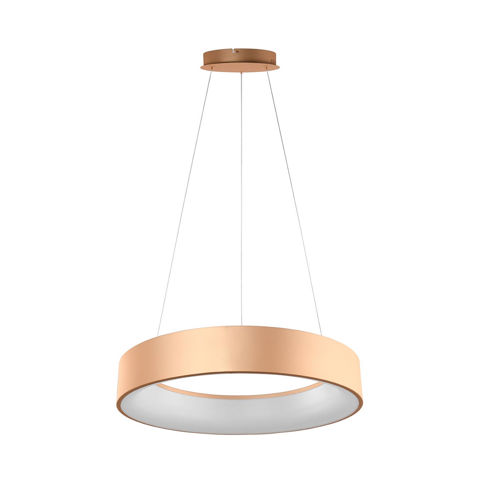 LED-Pendellampe Noah, goldfarben, Ø 60 cm, Metall, CCT günstig online kaufen