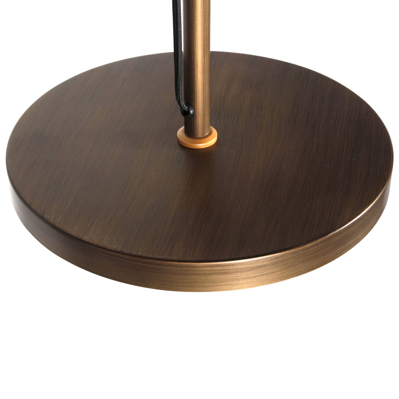Candeeiro de pé Nove, bronze, metal, E27
