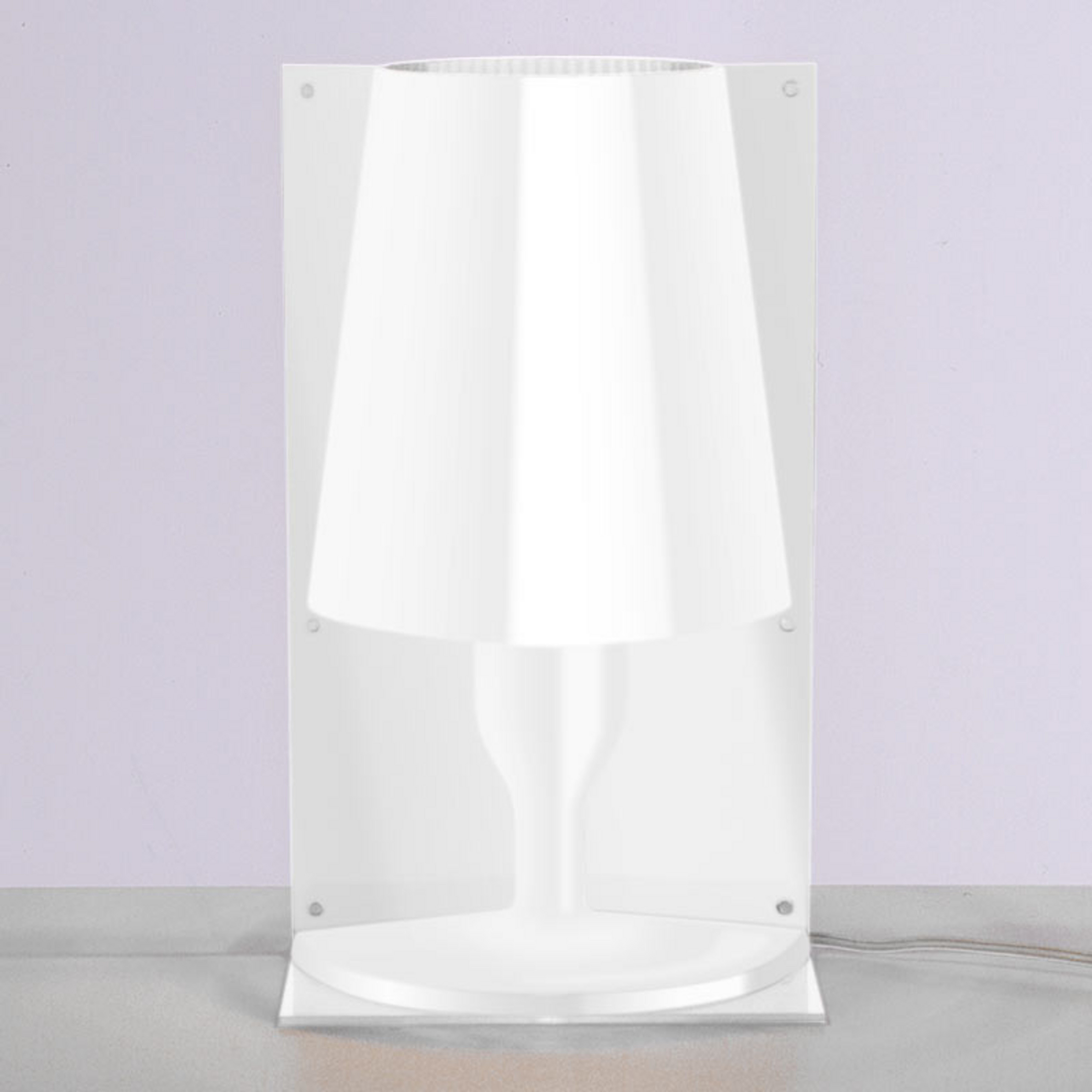 Kartell Take designerbordlampe, hvid