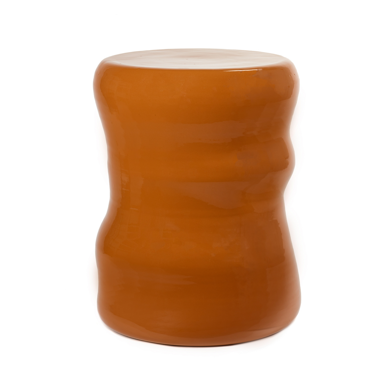 ORGANIC STOOL RUST PAWN Sidebord/skammel, rustbrun, højde 43 cm – Serax