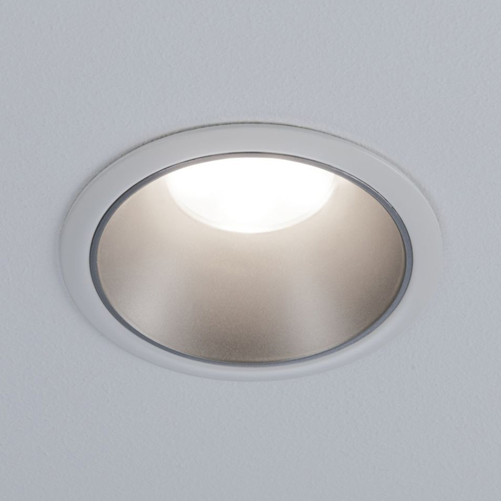 Paulmann Cole LED-Spotlight hopea-valkoinen 3 kpl