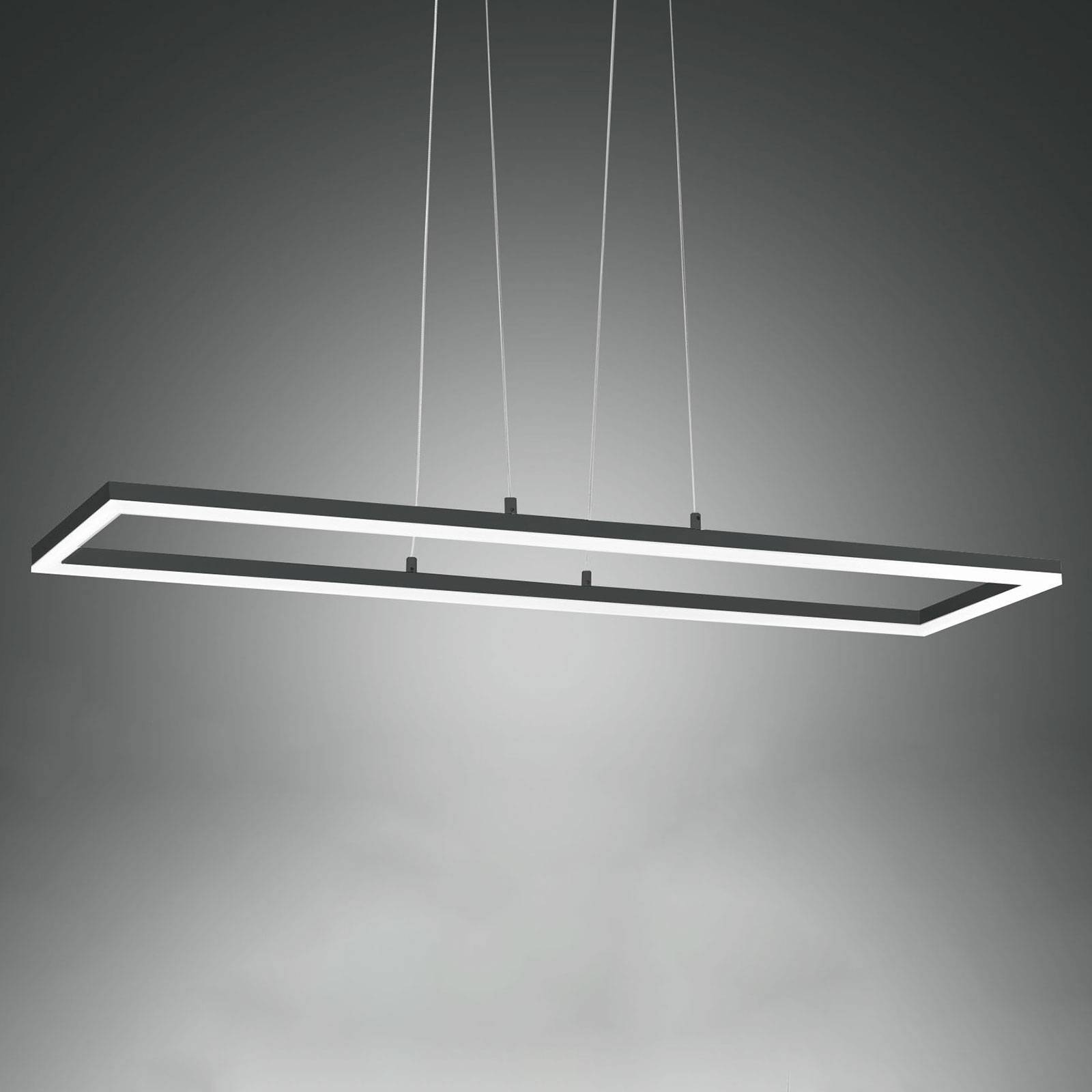 Lampa wisząca LED Bard, 92x32, antracytowa