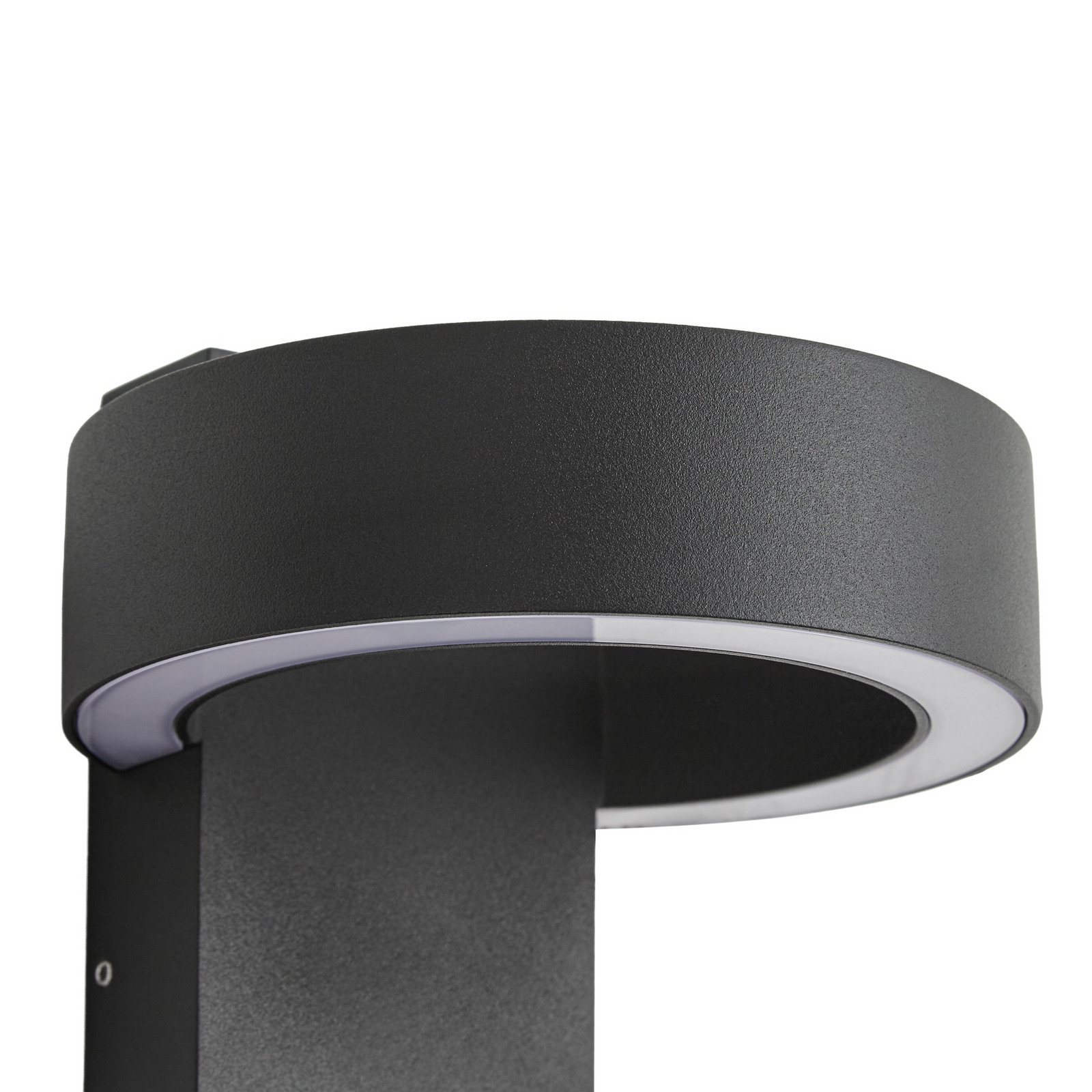 Applique d'extérieur LED Lucande Nirella, noire, CCT, IP65