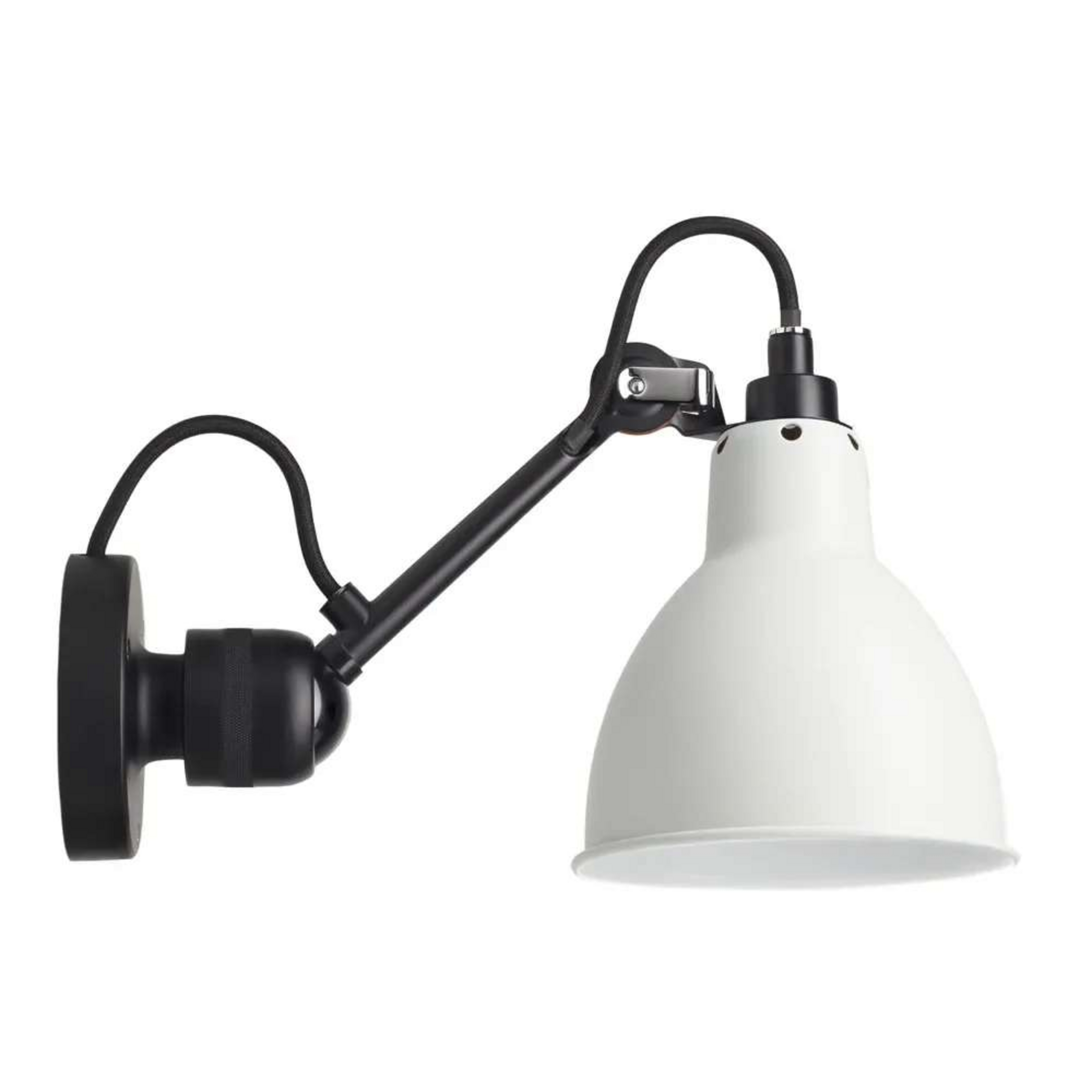 304SW Aplique de Pared Negro/Blanco - Lampe Gras