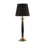 PR Home Stolní lampa Madison Mia Lin černá 55cm látka/kov