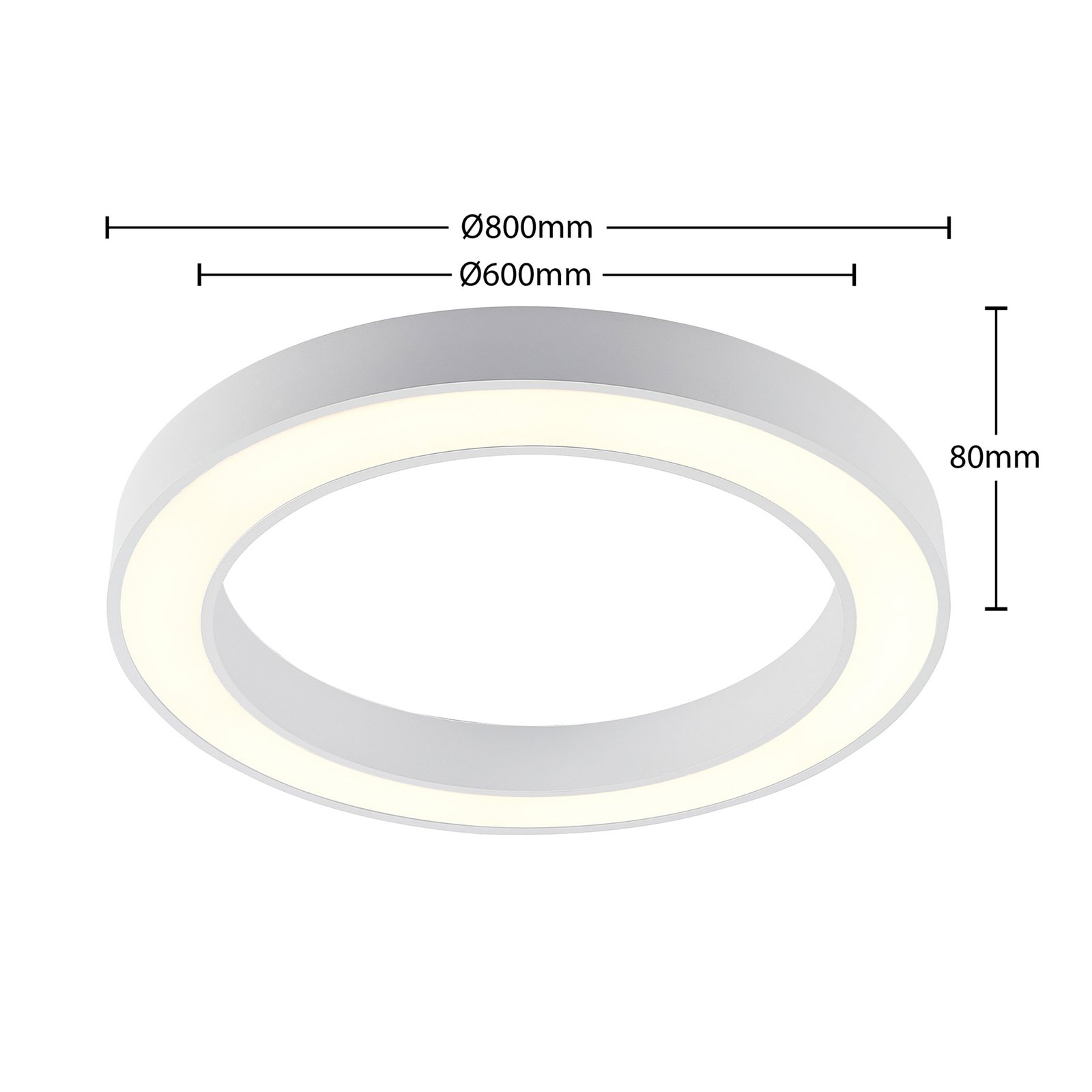 Sharelyn LED Candeeiro de Tecto Ø80 White - Arcchio