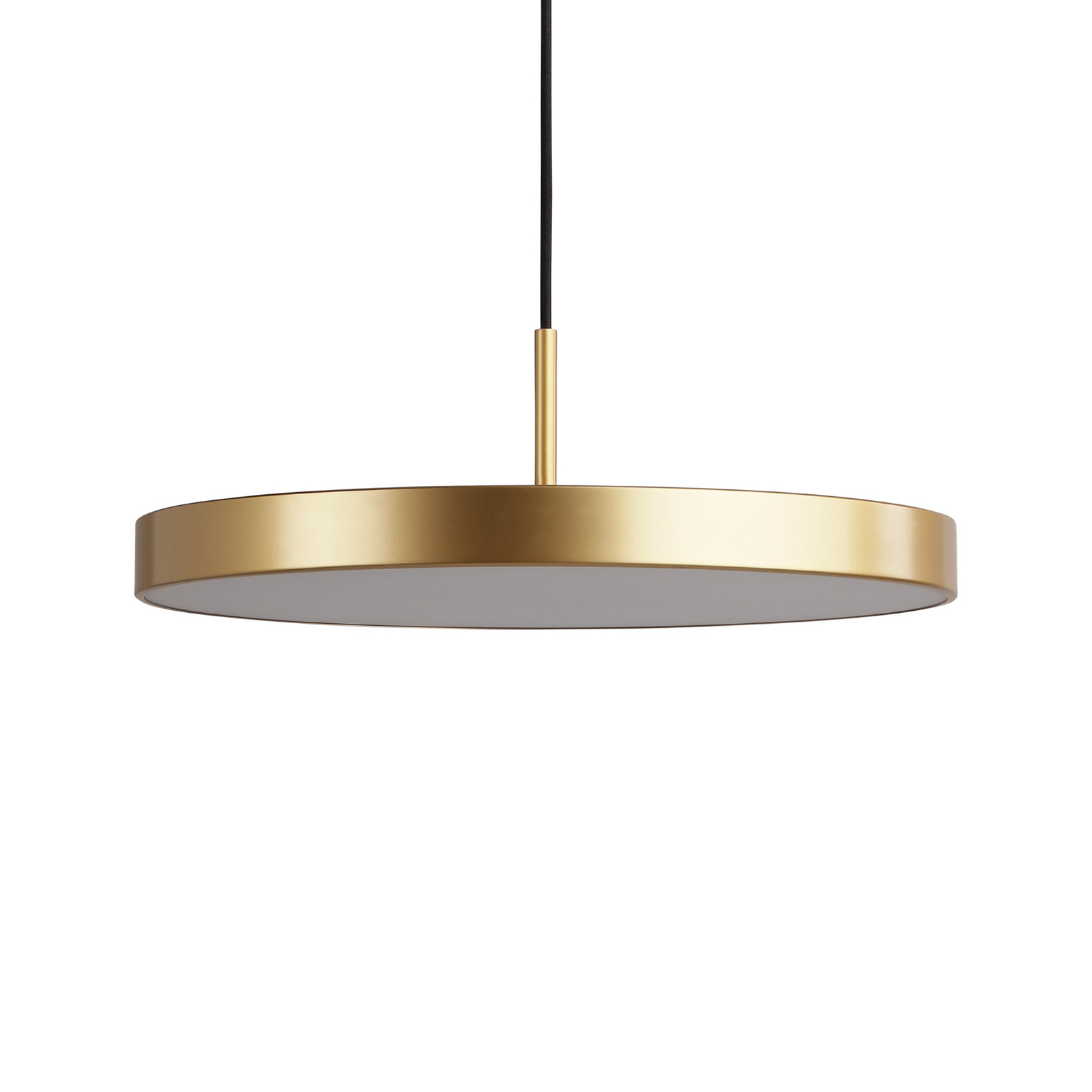 Asteria Medium LED hanging light, brass-coloured, Ø 43 cm - UMAGE