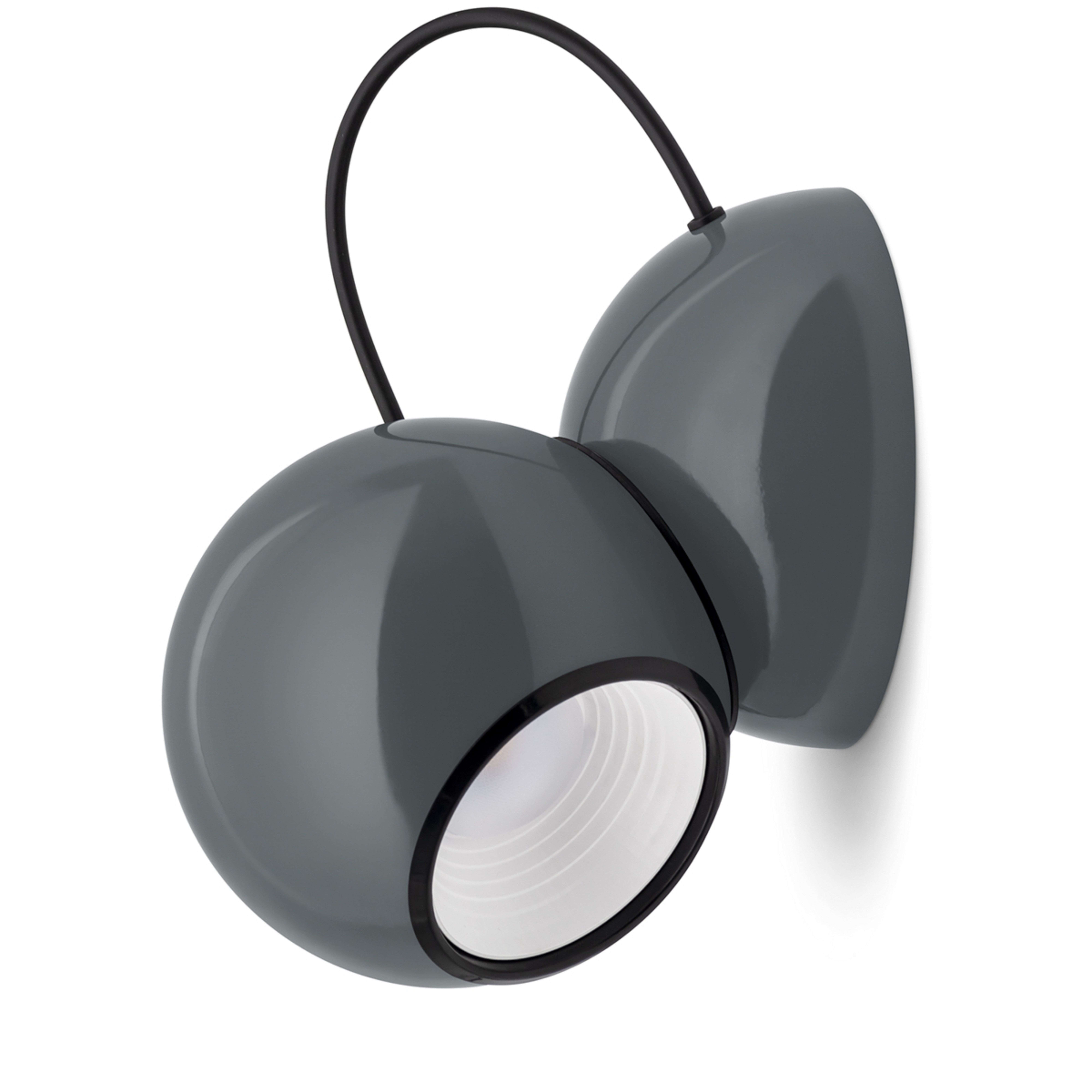 Applique murale LED Gravitino, grise, orientable - Stilnovo