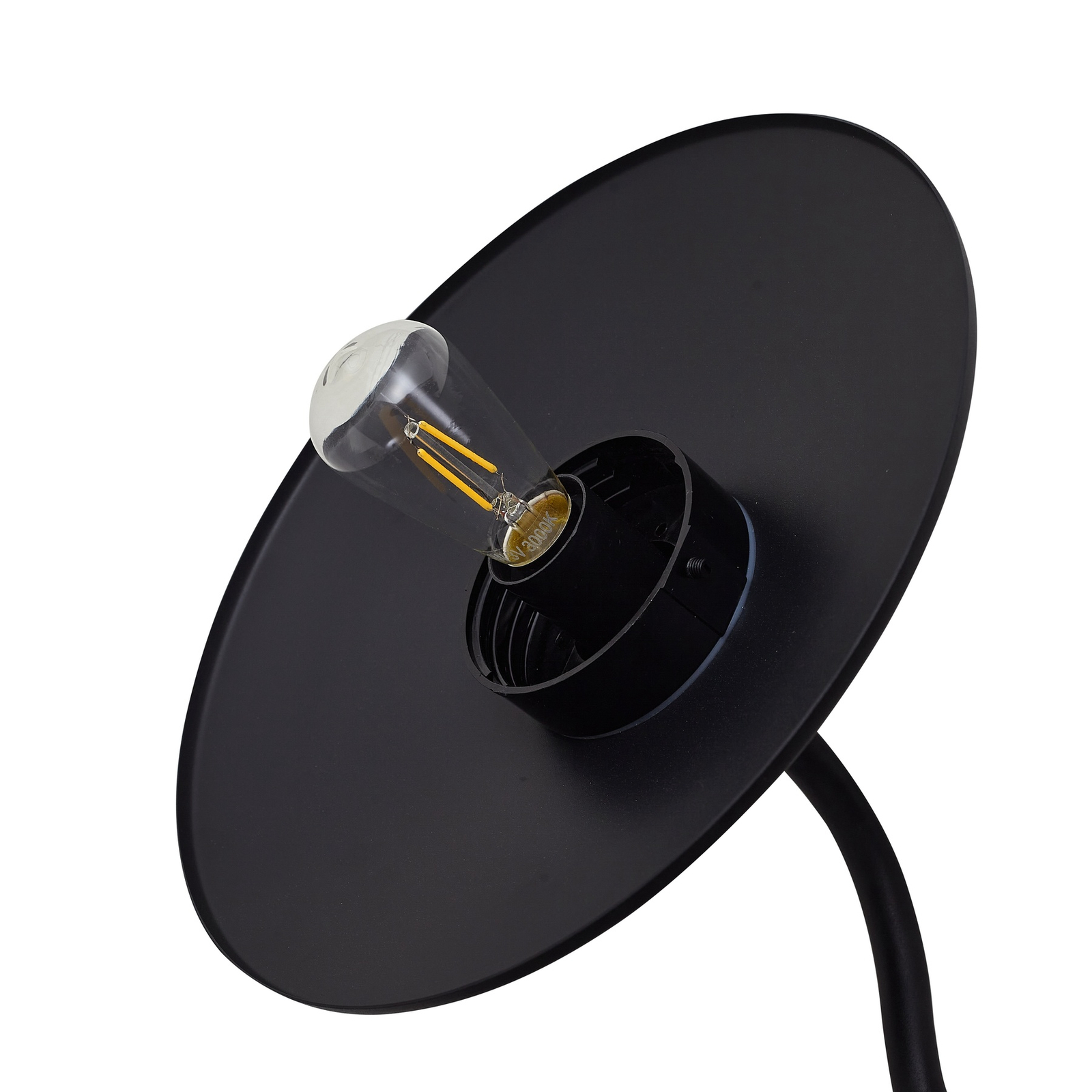 Lindby Virane LED solárne nástenné svietidlo, čierna farba, hliník