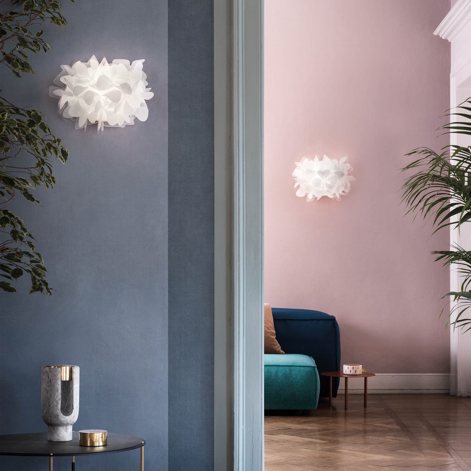 Clizia Mama Non Mama Wandlampe weiß Ø53cm - Slamp