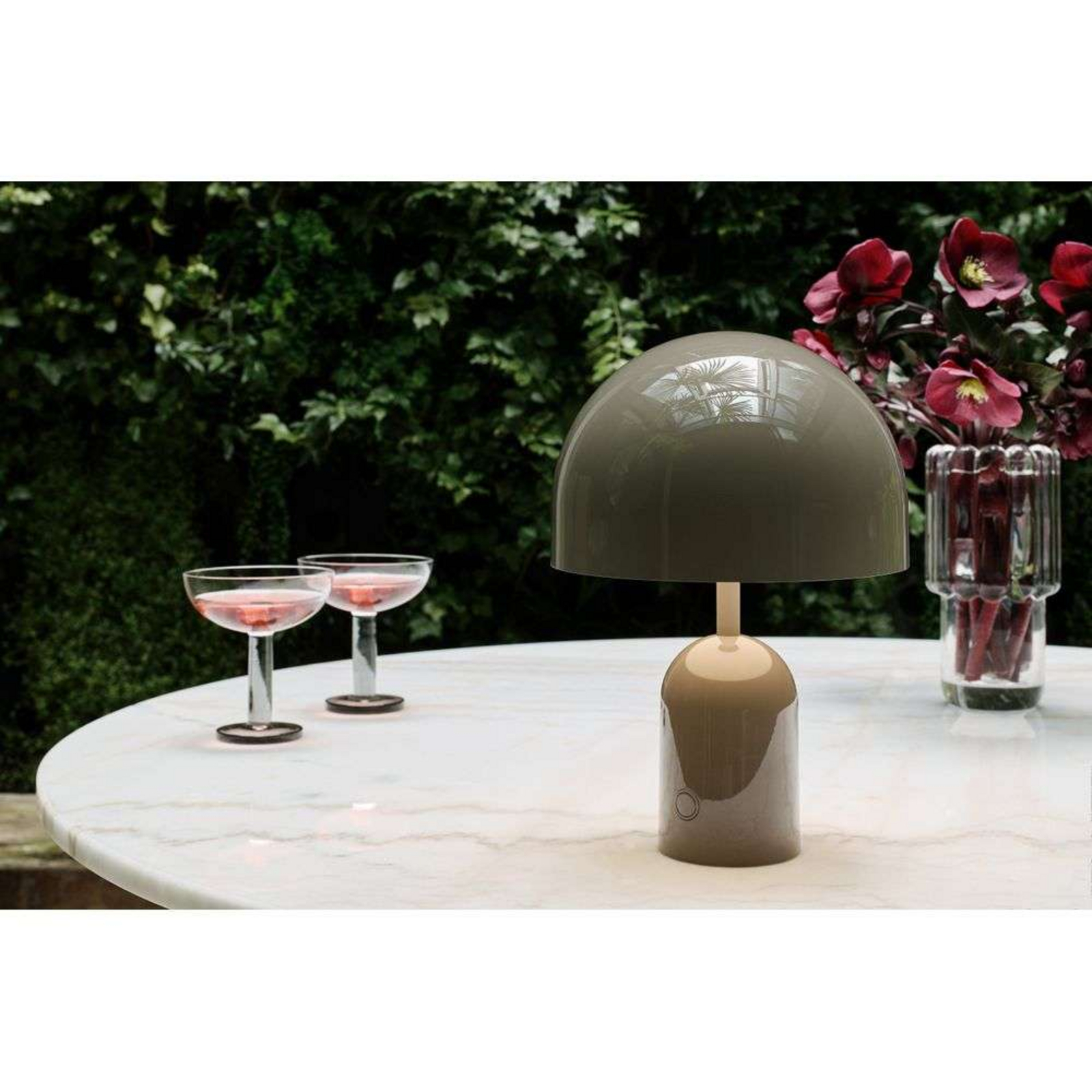 Bell Portable Stolní Lampa H28 IP44 Taupe - Tom Dixon