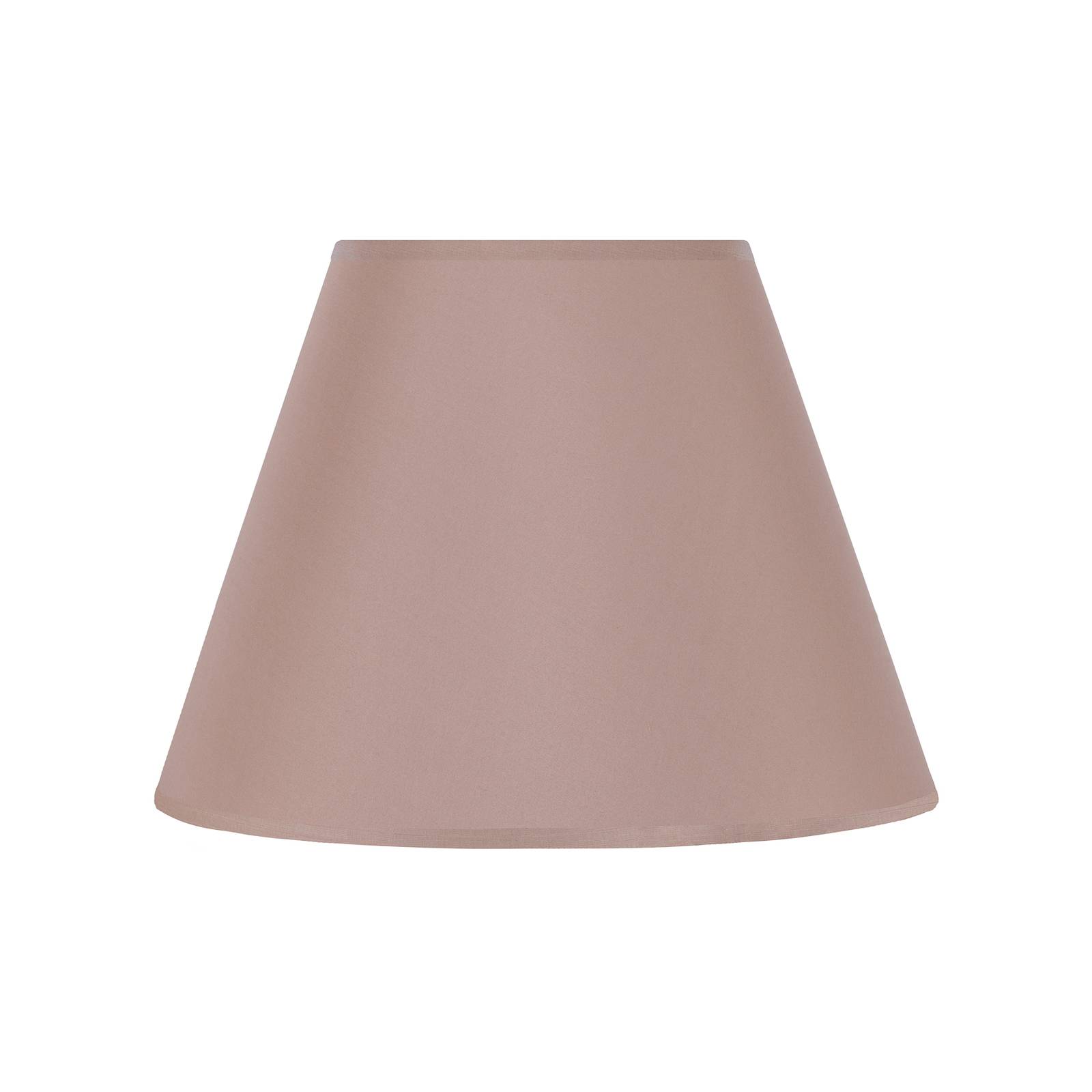 Euluna Sofia lampshade height 21 cm, cappuccino/white, fabric, E27, H: 21 cm