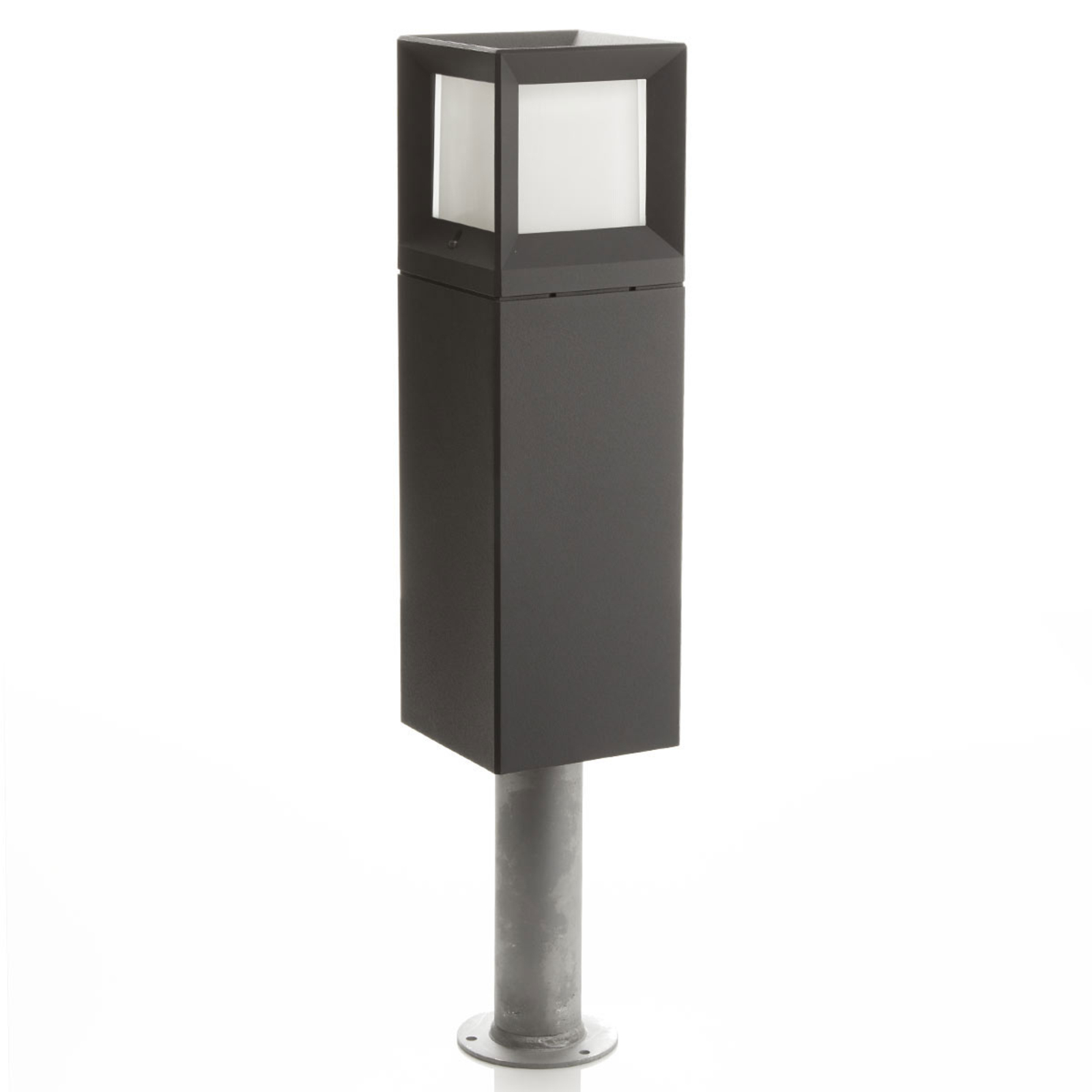 BEGA 84604 - LED pillar light in graphite, 3,000 K