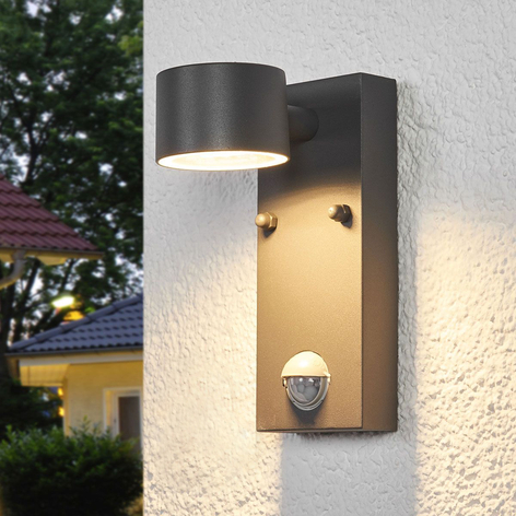 Lampa zewnętrzna LEXI z czujnikiem i LEDami