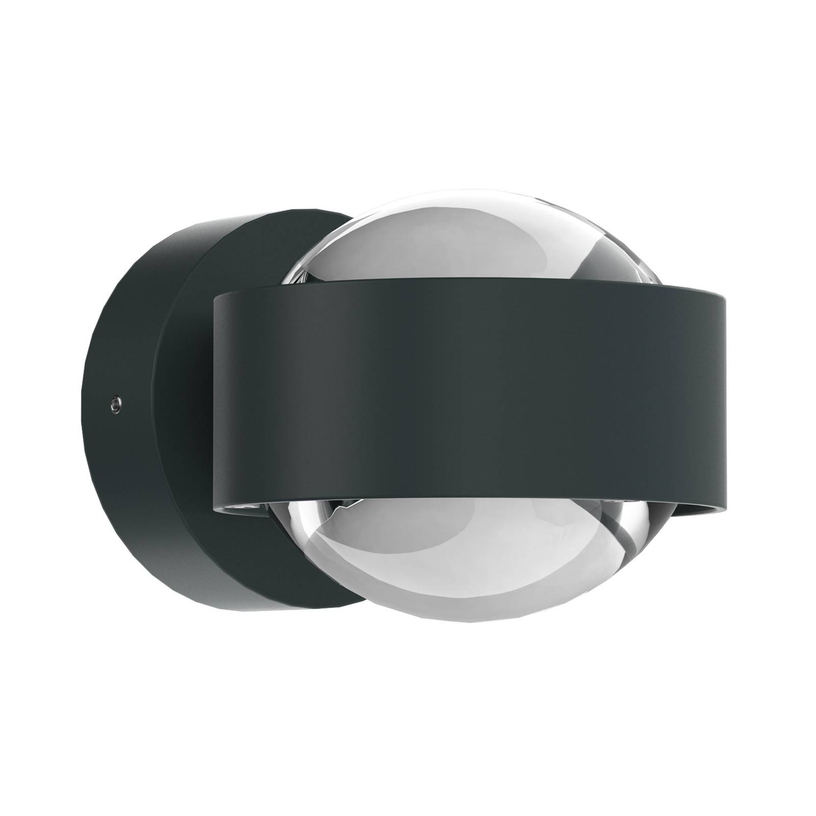 Puk Mini Wall LED 2x8W šošovky číre, antracitovo matné