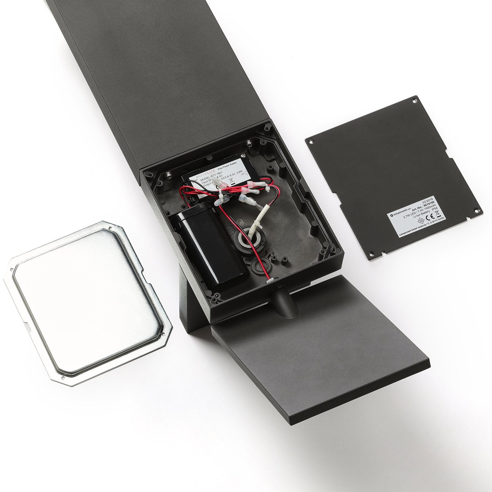 Silvan LED Gartenleuchte H60 w/Sensor Graphite - Lucande